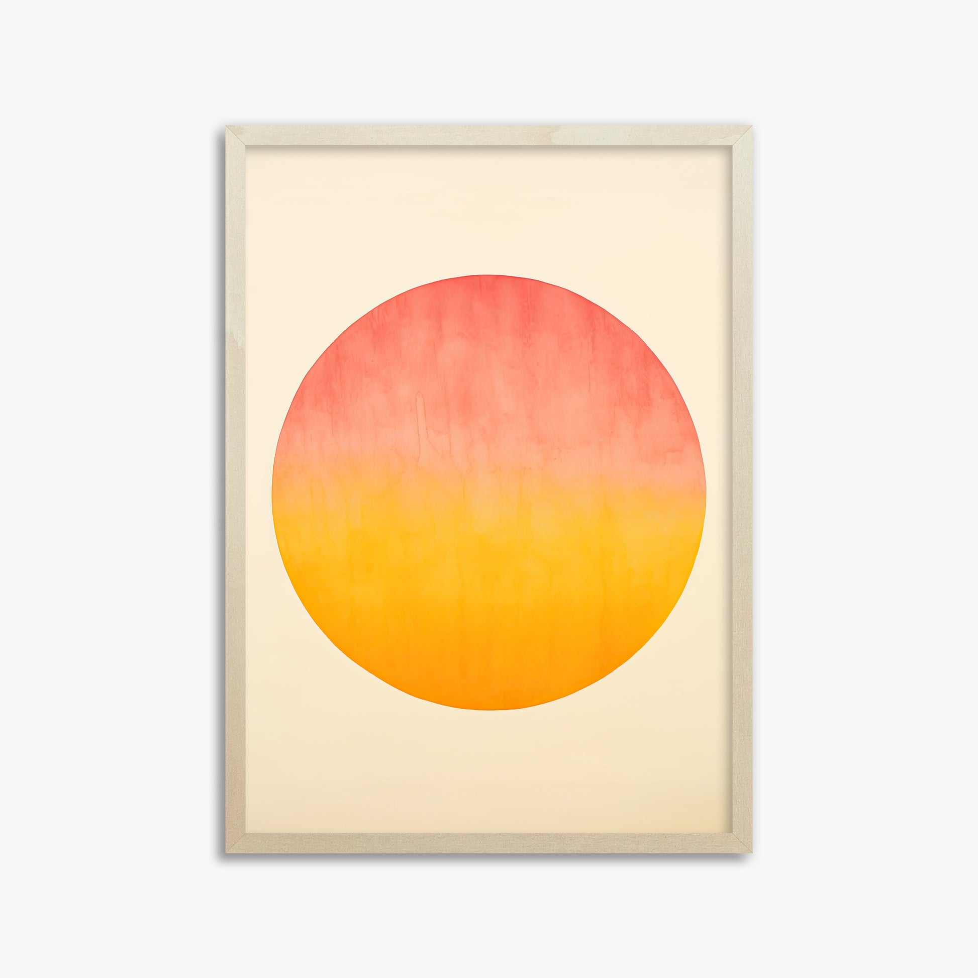 Radiant Horizon, 50x70cm Framed Art Reproduction With Lime Wood Frame