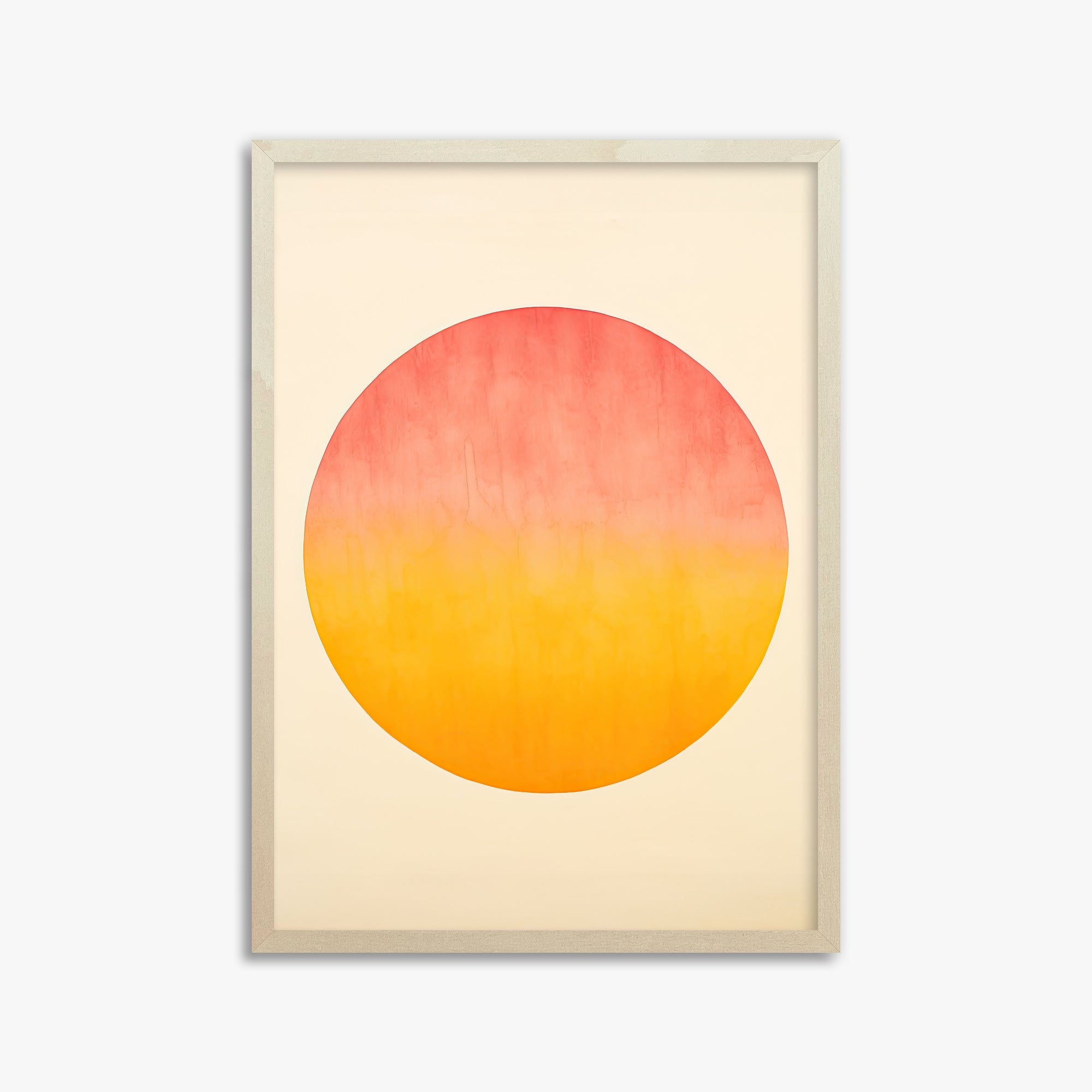 Radiant Horizon, 50x70cm Framed Art Reproduction With Lime Wood Frame