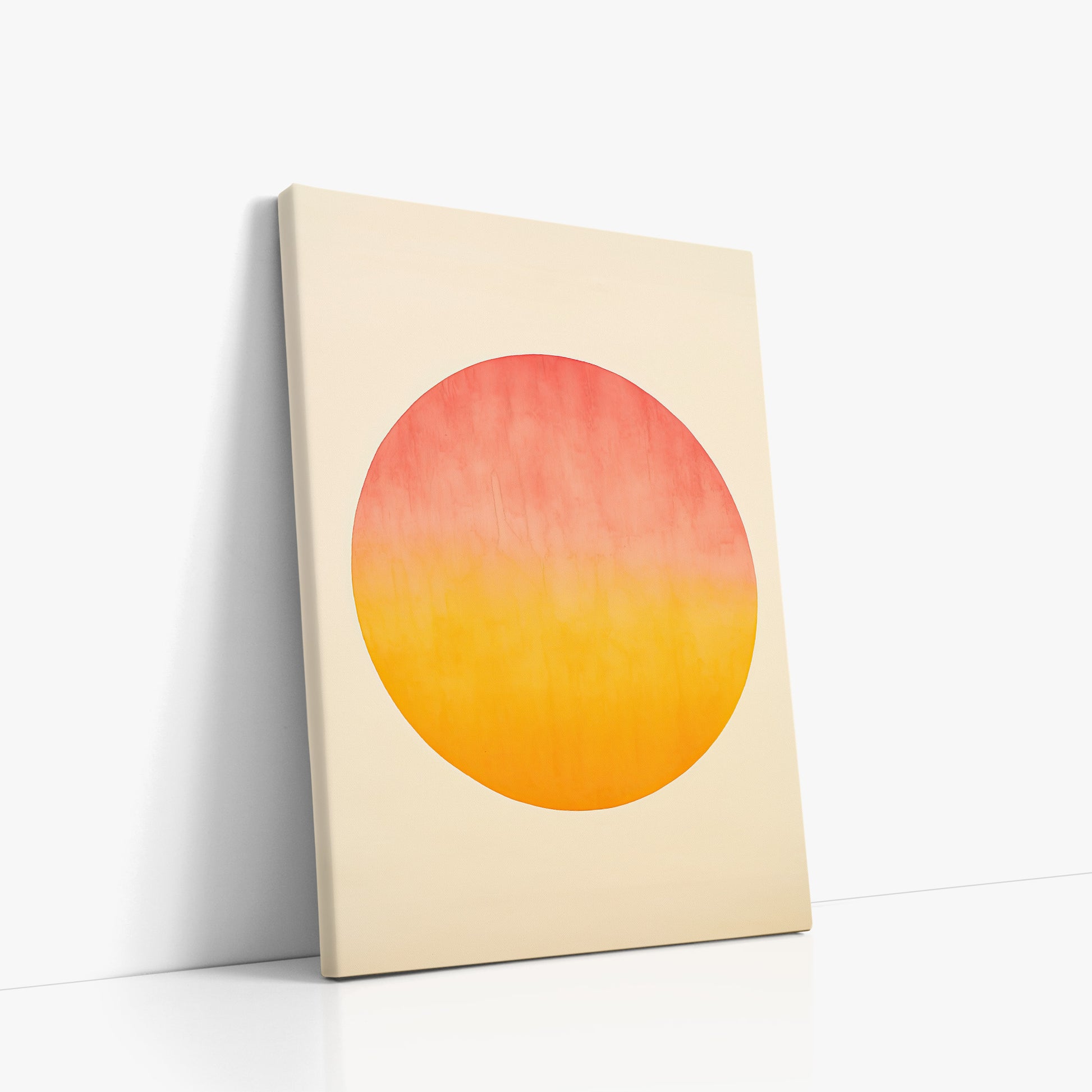 Radiant Horizon, 50x70cm Satin Canvas Art Reproduction Left Angle