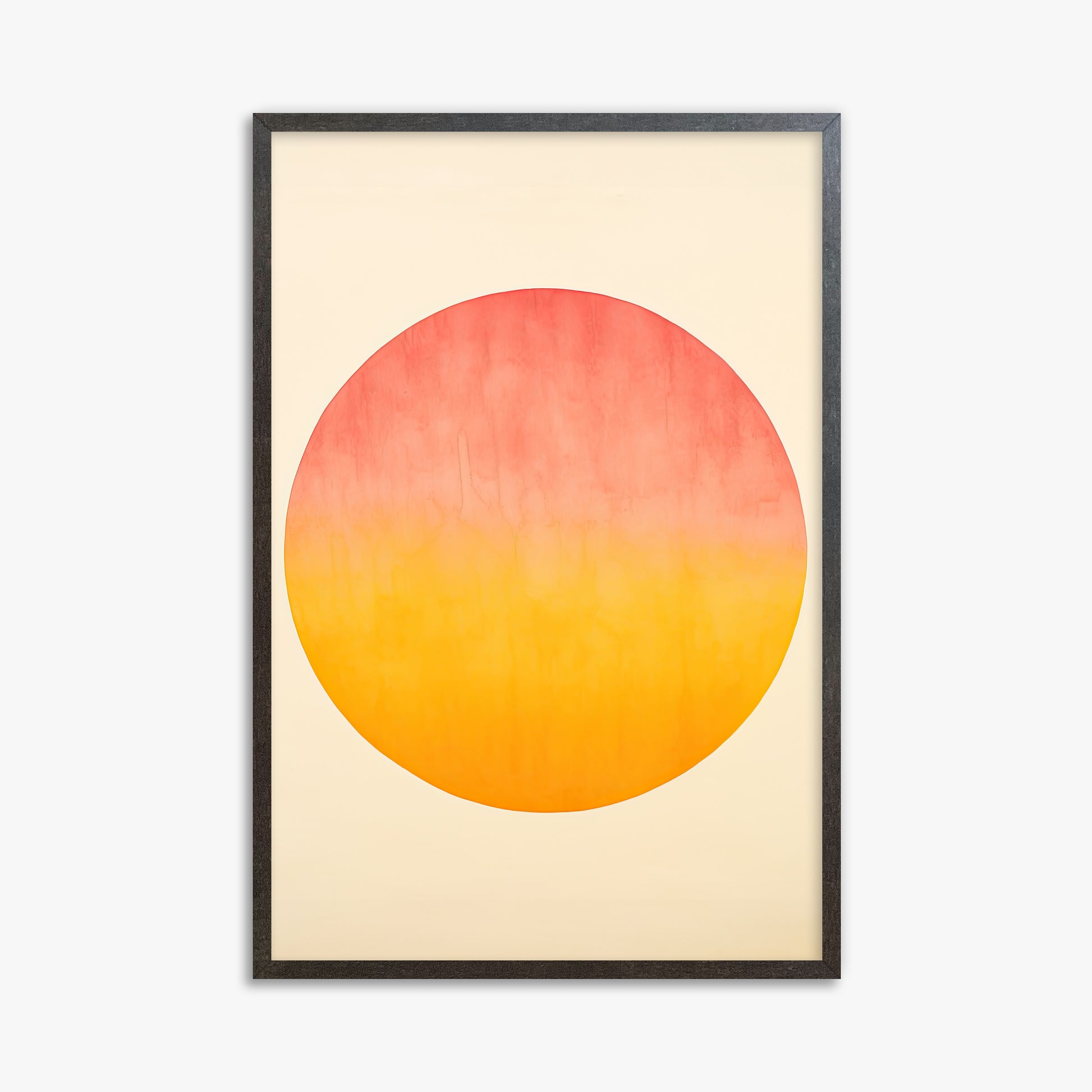 Radiant Horizon, 61x91cm Framed Art Reproduction With Espresso Frame