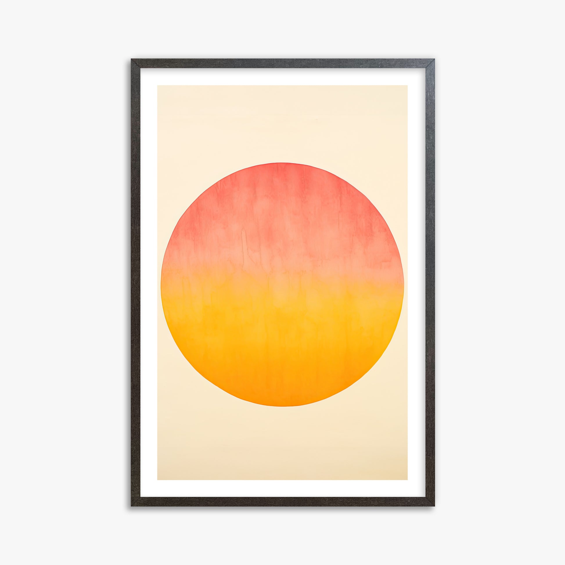 Radiant Horizon, 61x91cm Framed Art Reproduction With Espresso Frame