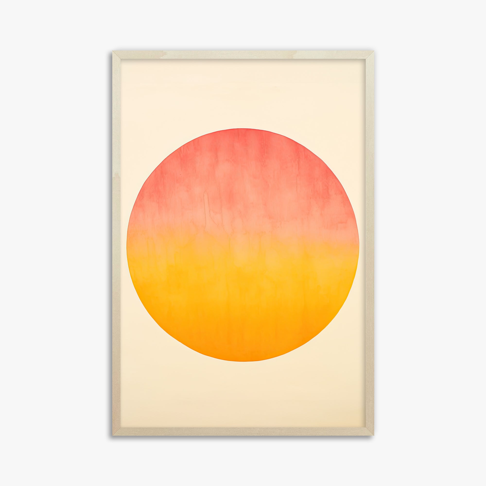 Radiant Horizon, 61x91cm Framed Art Reproduction With Lime Wood Frame