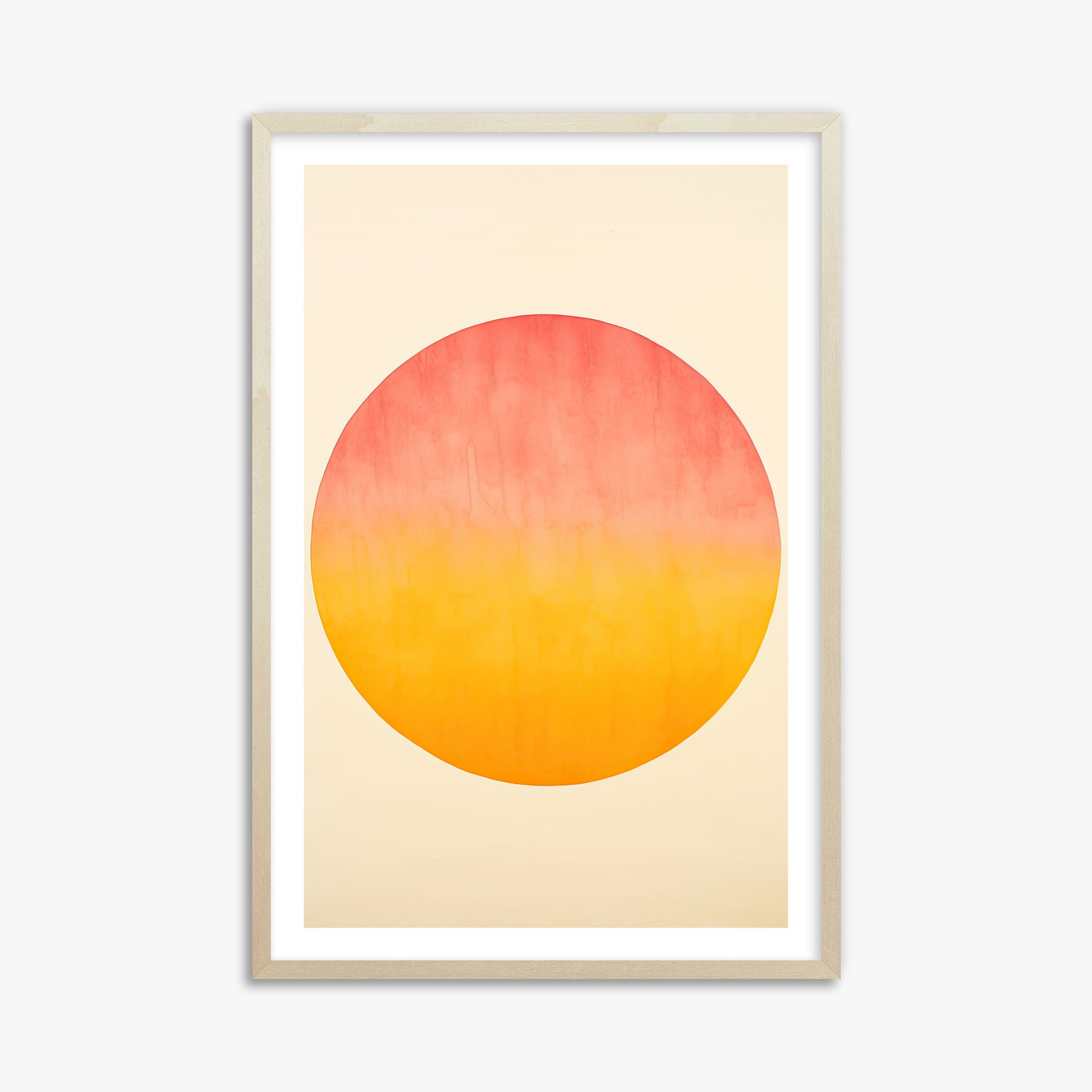 Radiant Horizon, 61x91cm Framed Art Reproduction With Lime Wood Frame