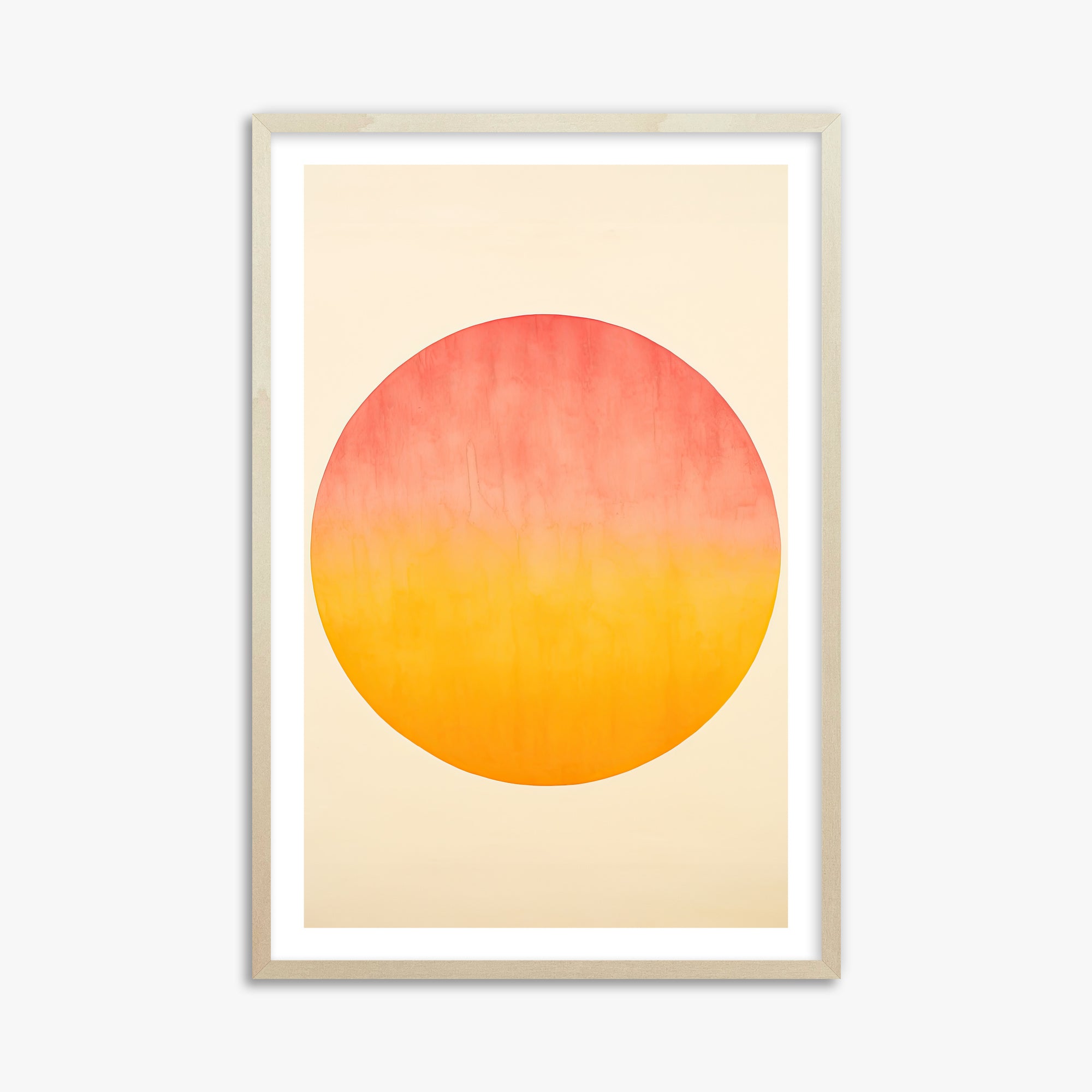 Radiant Horizon, 61x91cm Framed Art Reproduction With Lime Wood Frame