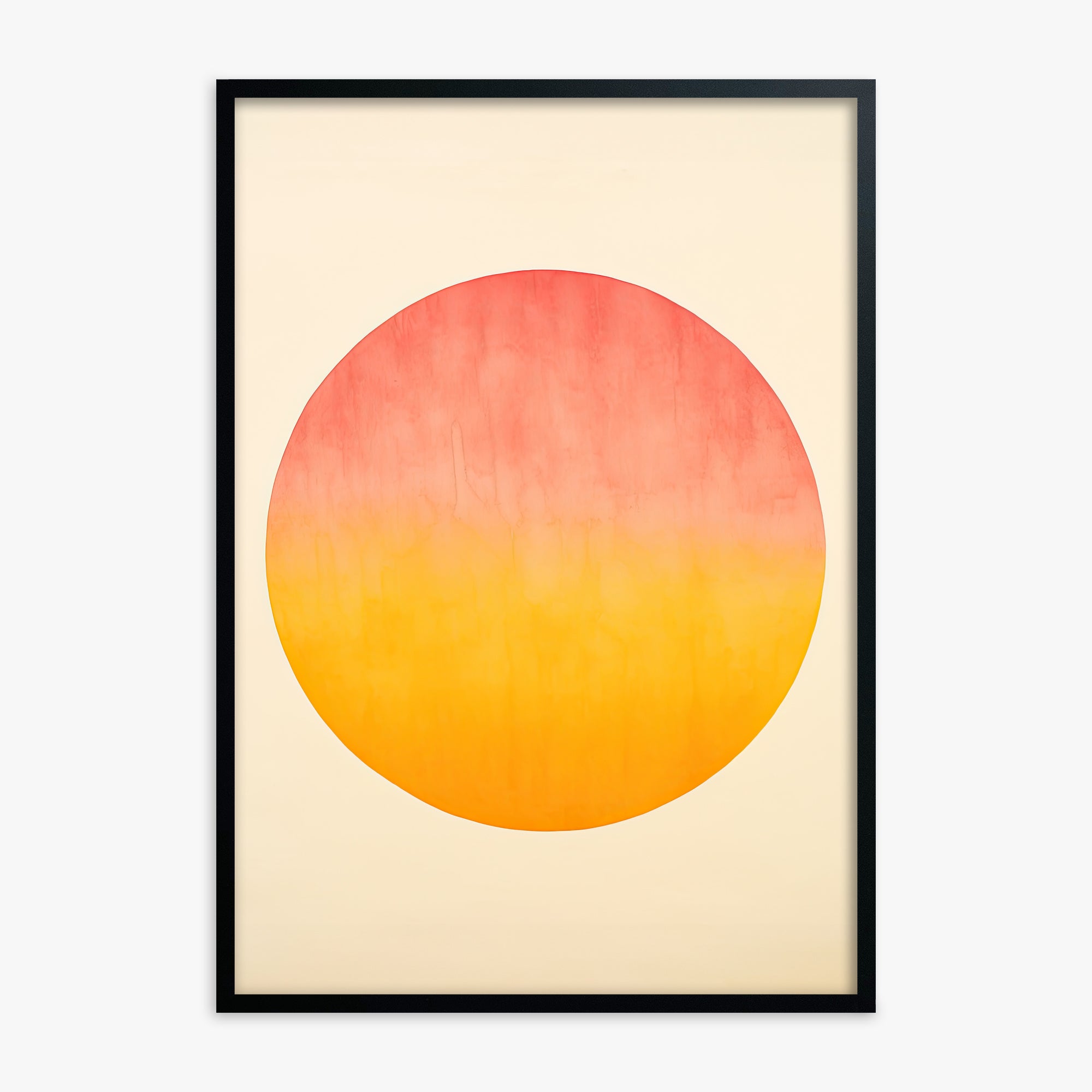 Radiant Horizon, Black Framed Poster With Black Frame