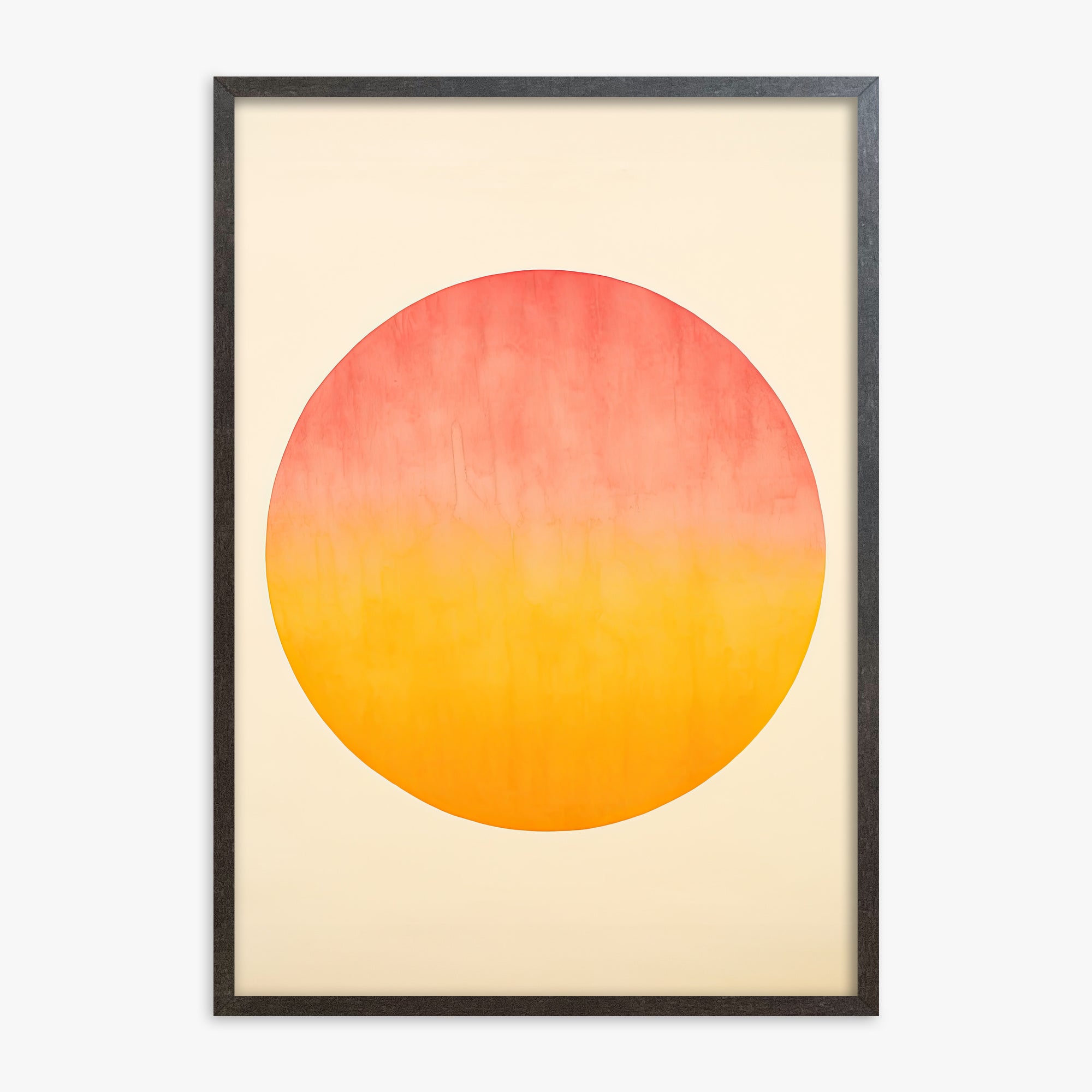 Radiant Horizon, 70x100cm Framed Art Reproduction With Espresso Frame
