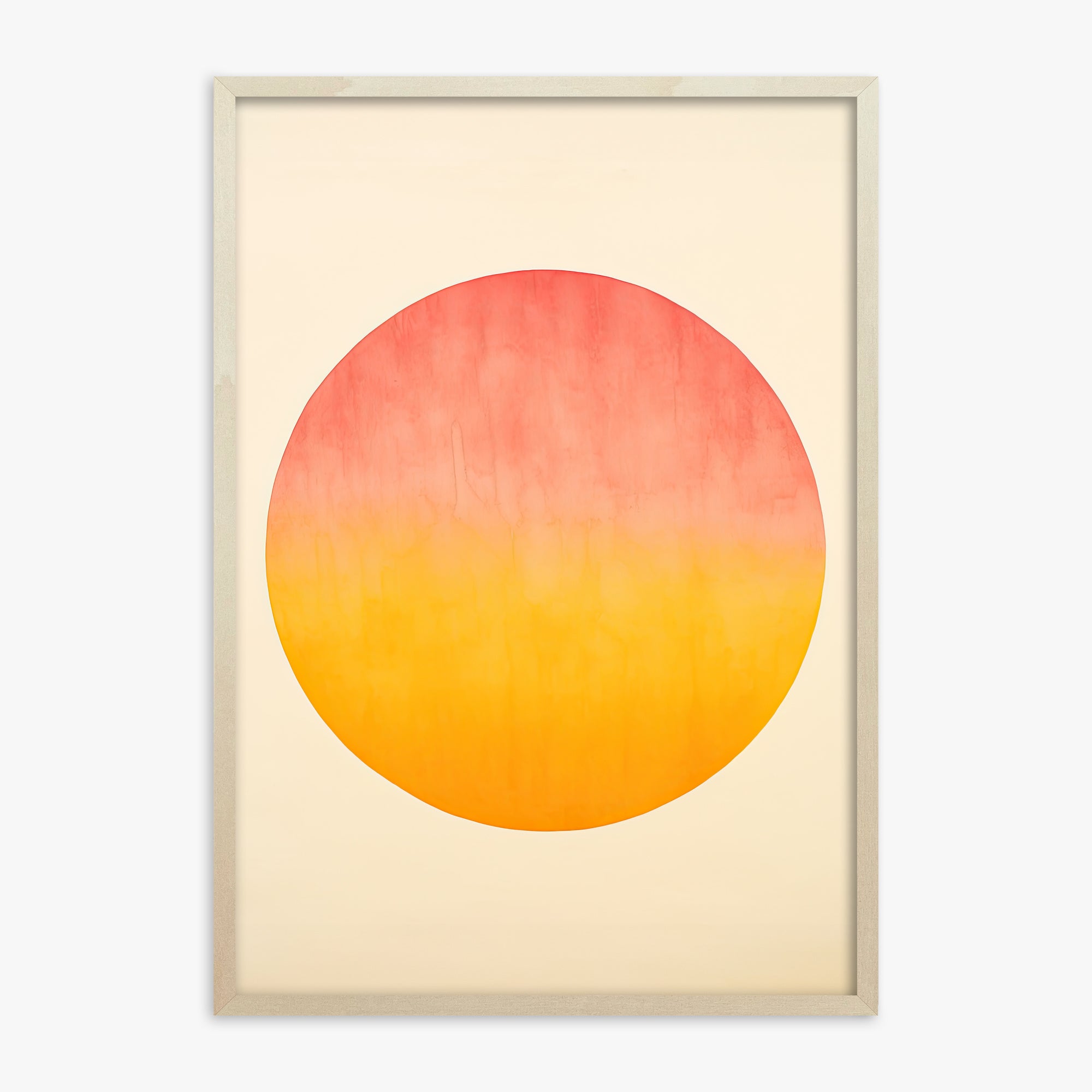 Radiant Horizon, 70x100cm Framed Art Reproduction With Lime Wood Frame