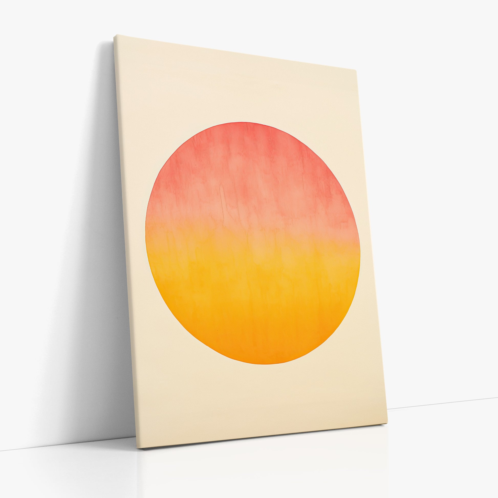 Radiant Horizon, 70x100cm Satin Canvas Art Reproduction Left Angle