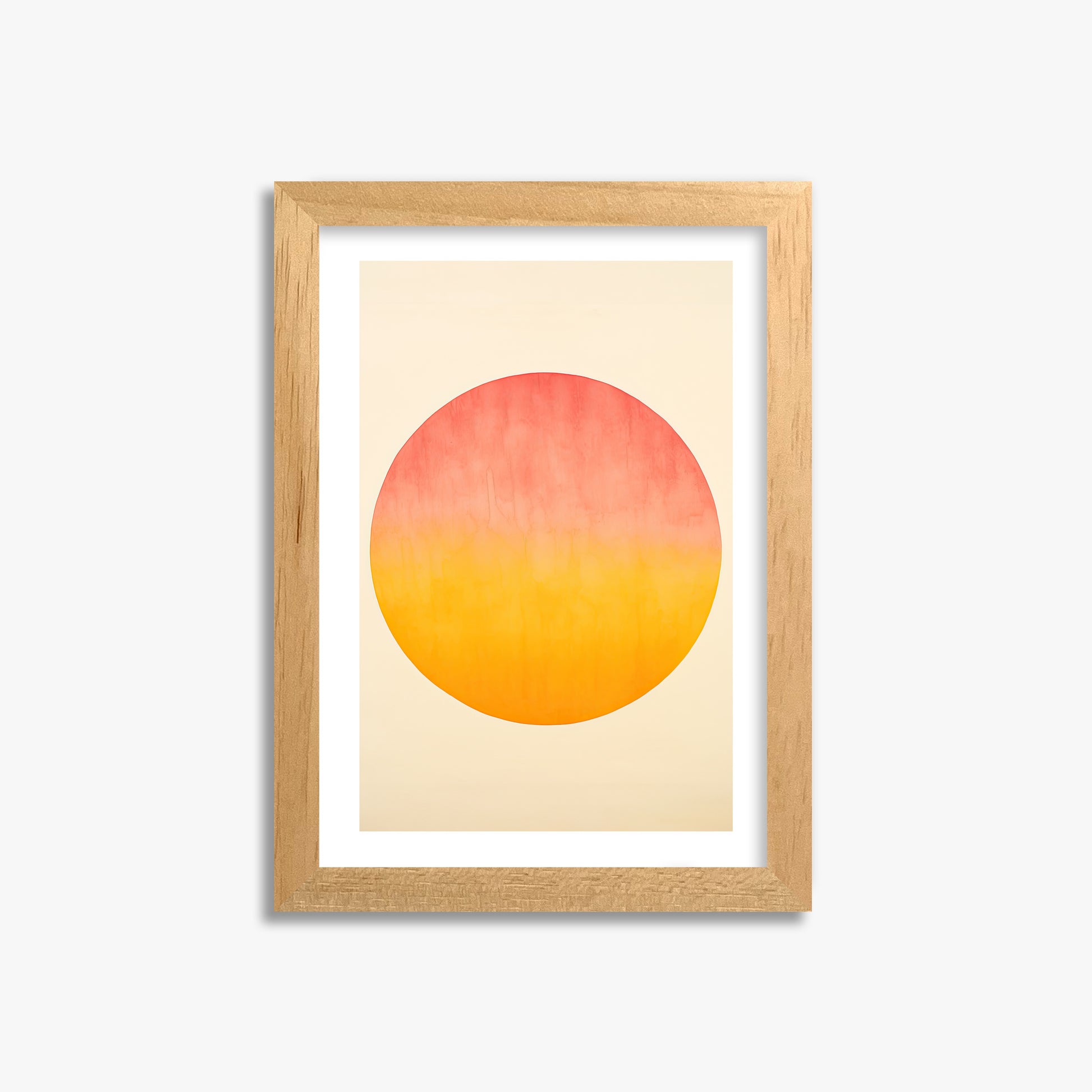 Radiant Horizon, 21x30cm Oak Framed Art Reproduction