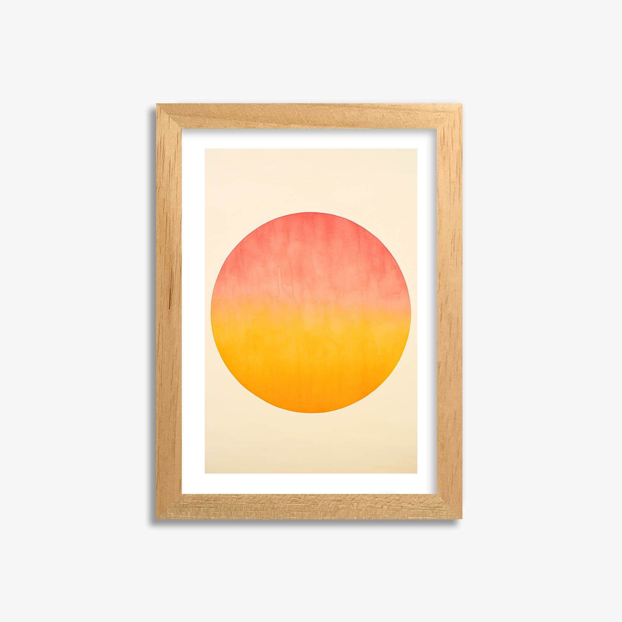 Radiant Horizon, 21x30cm Oak Framed Art Reproduction