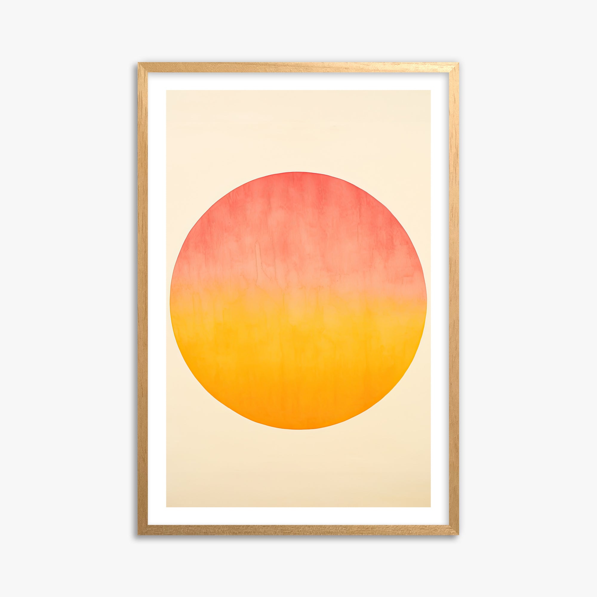 Radiant Horizon, 61x91cm Oak Framed Art Reproduction