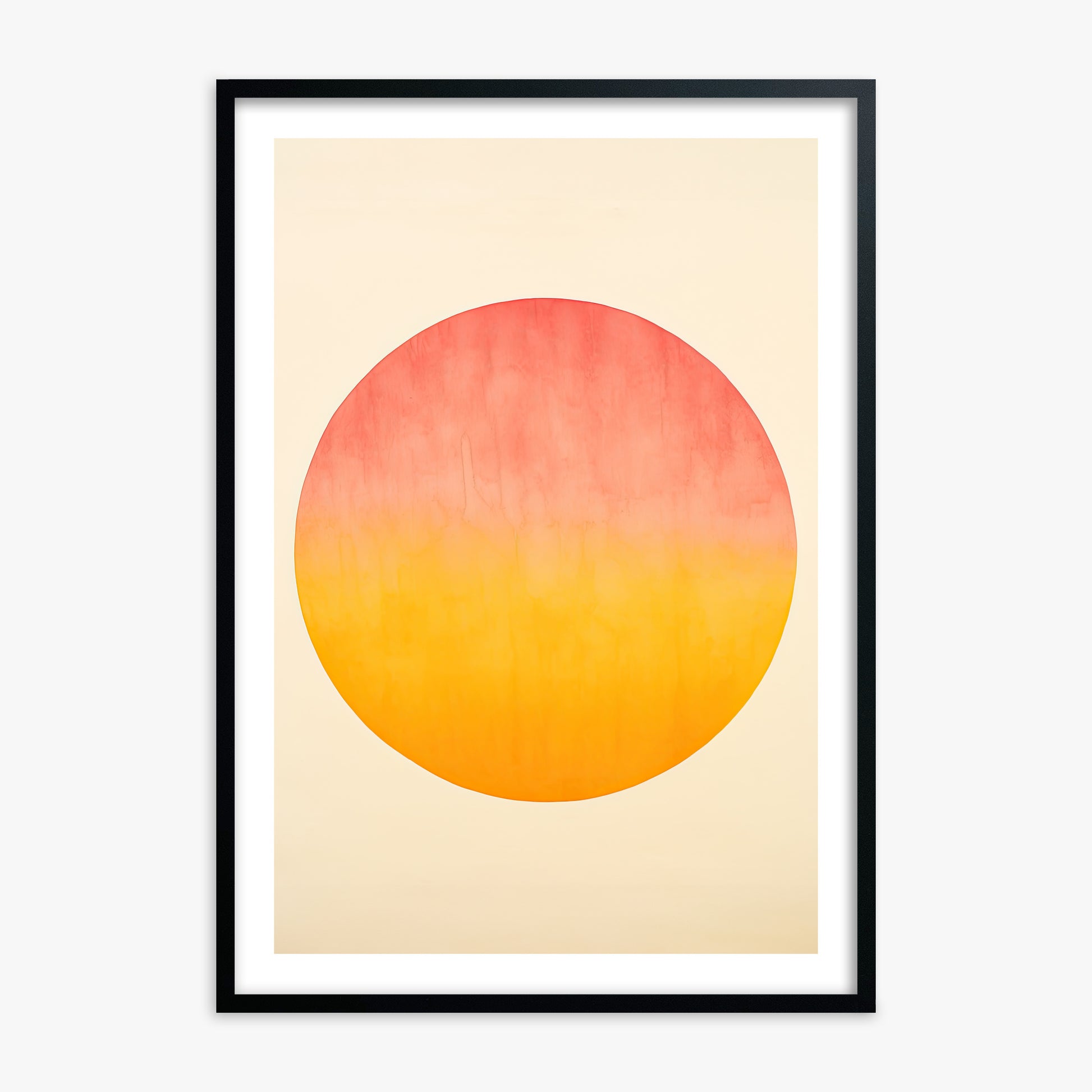 Radiant Horizon, 70x100cm Black Framed Art Reproduction