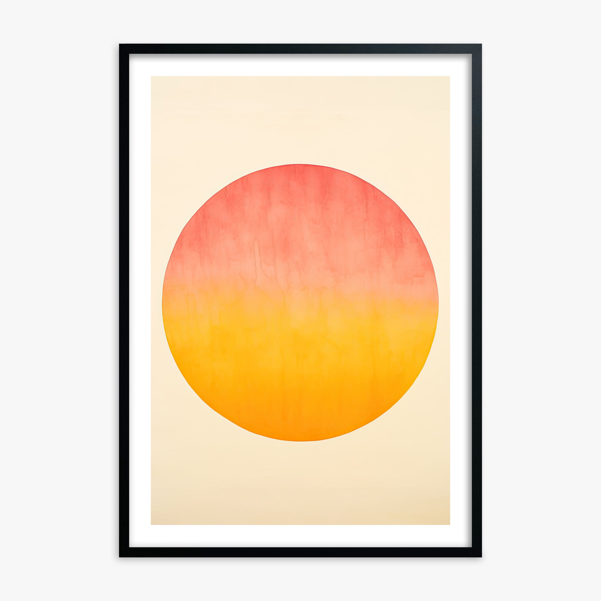 Radiant Horizon, 70x100cm Black Framed Art Reproduction