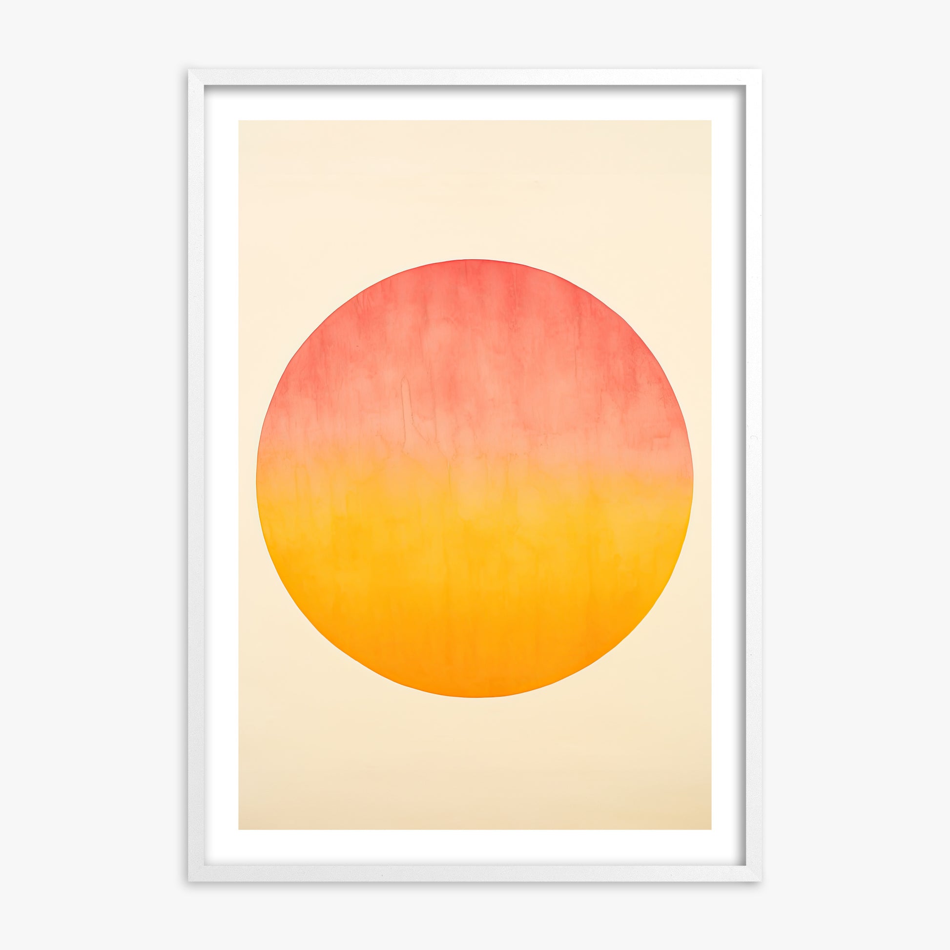 Radiant Horizon, 70x100cm Whitek Framed Art Reproduction
