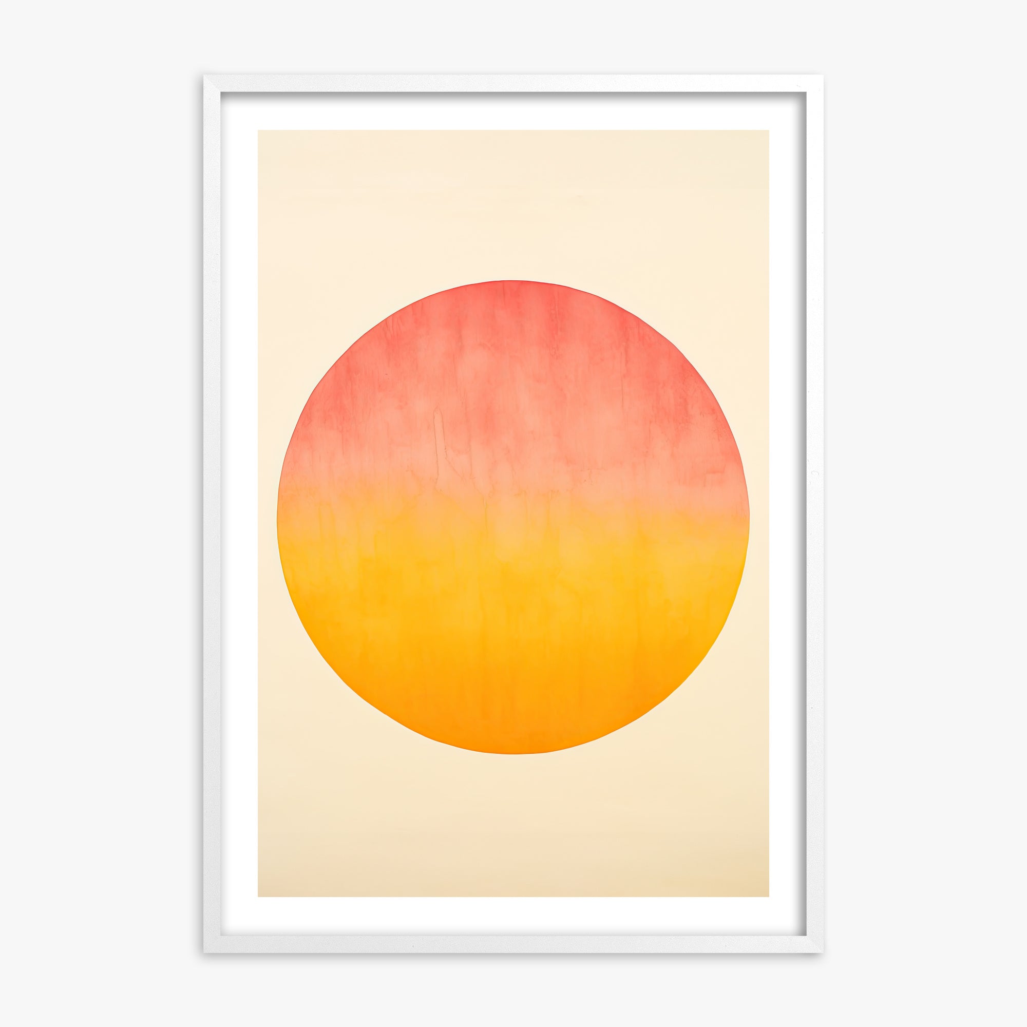 Radiant Horizon, 70x100cm Whitek Framed Art Reproduction