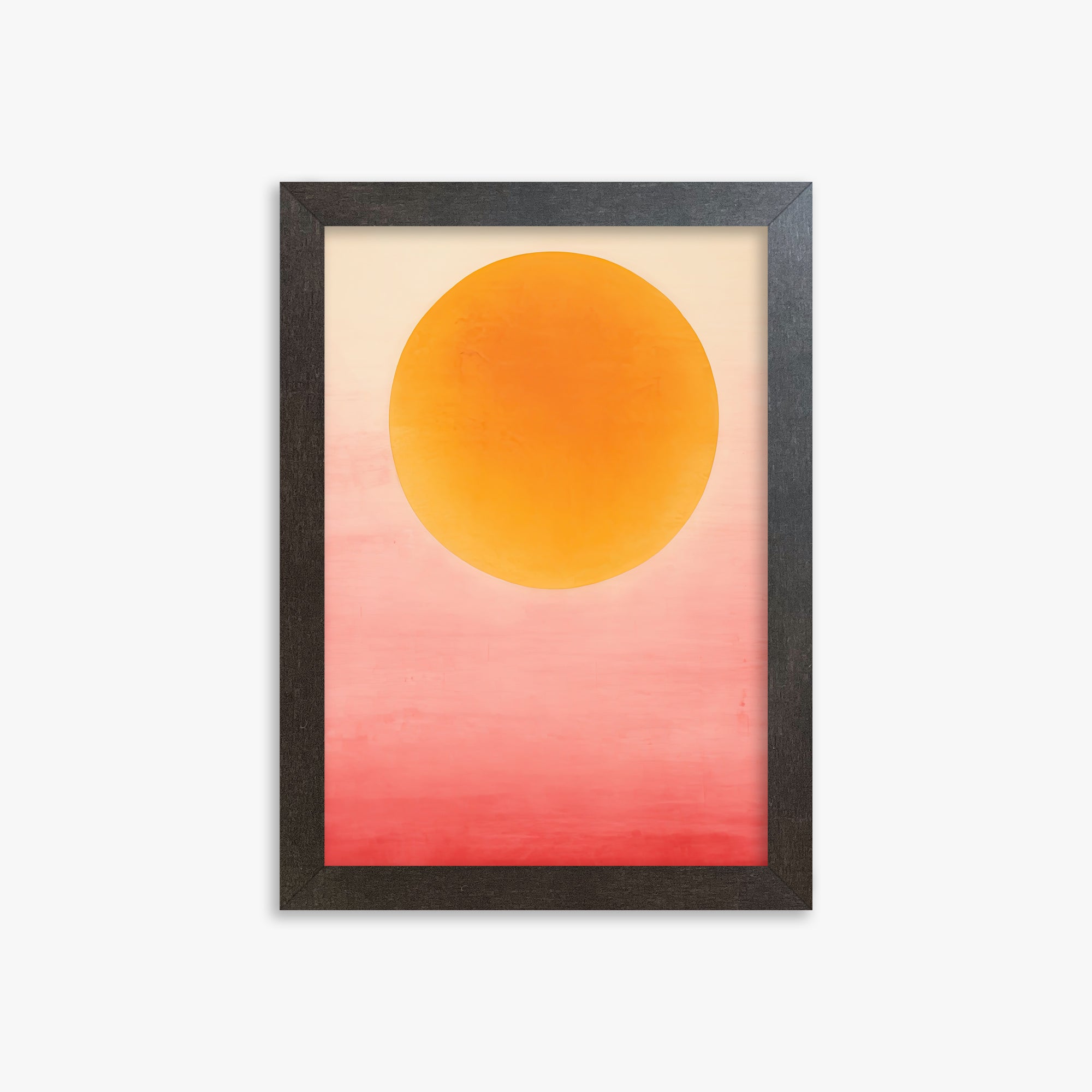 Solar Flare, 21x30cm Framed Art Reproduction With Espresso Frame