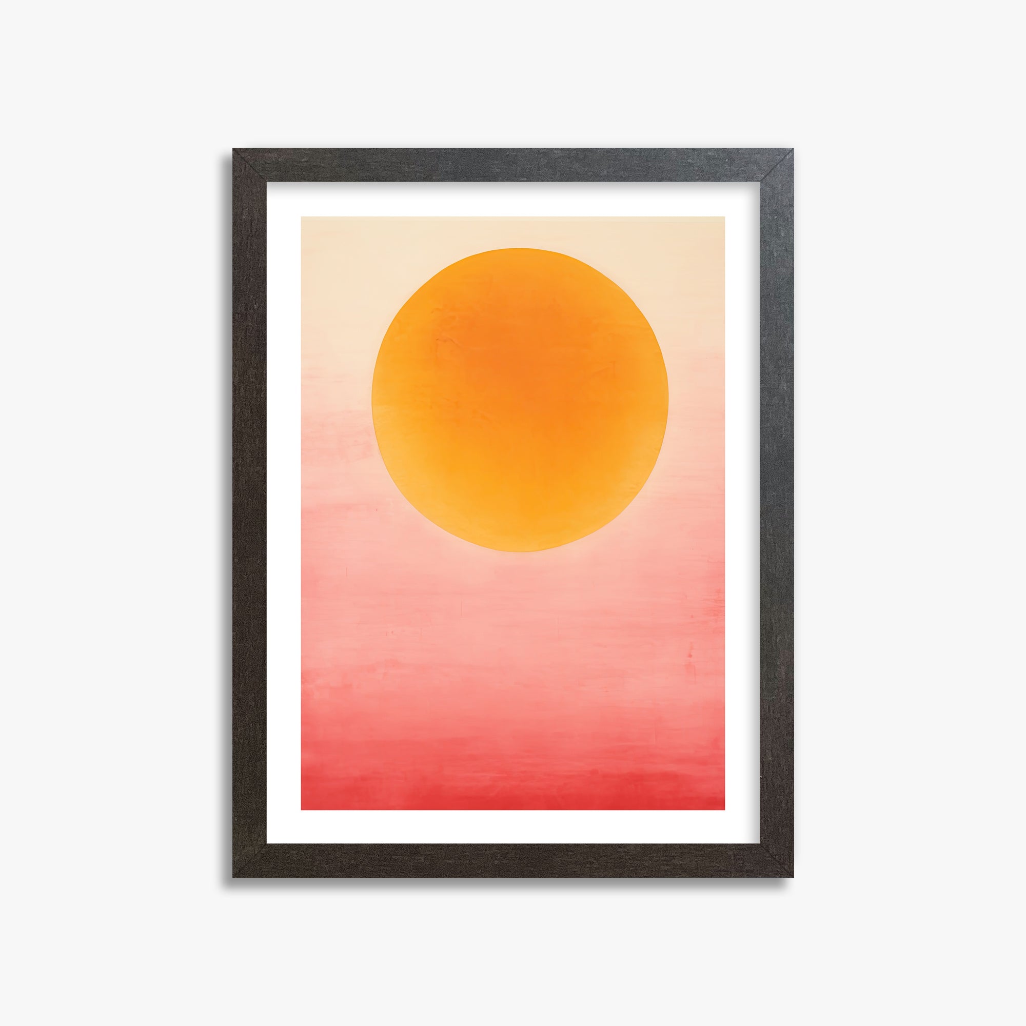 Solar Flare, 30x40cm Framed Art Reproduction With Espresso Frame