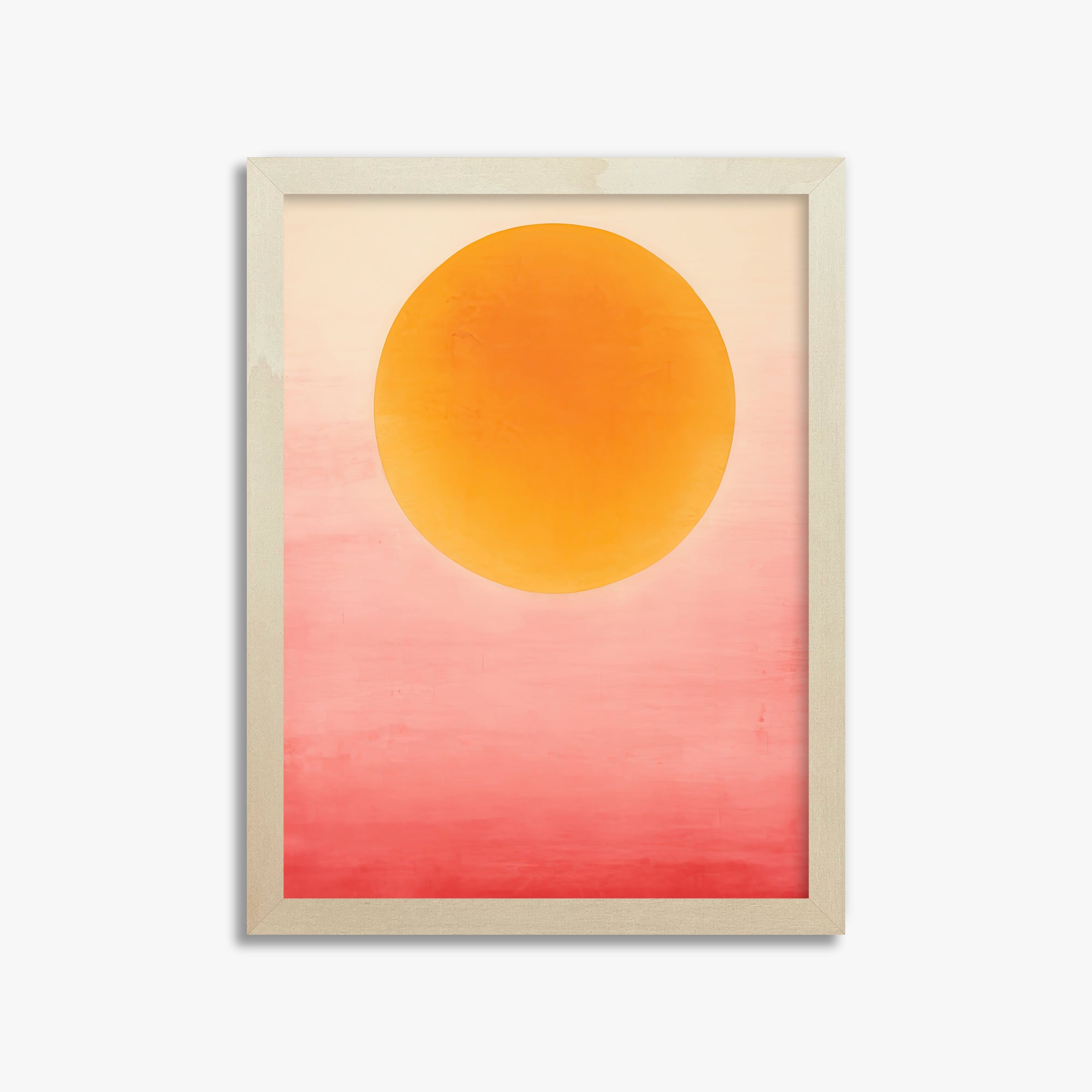 Solar Flare, 30x40cm Framed Art Reproduction With Lime Wood Frame