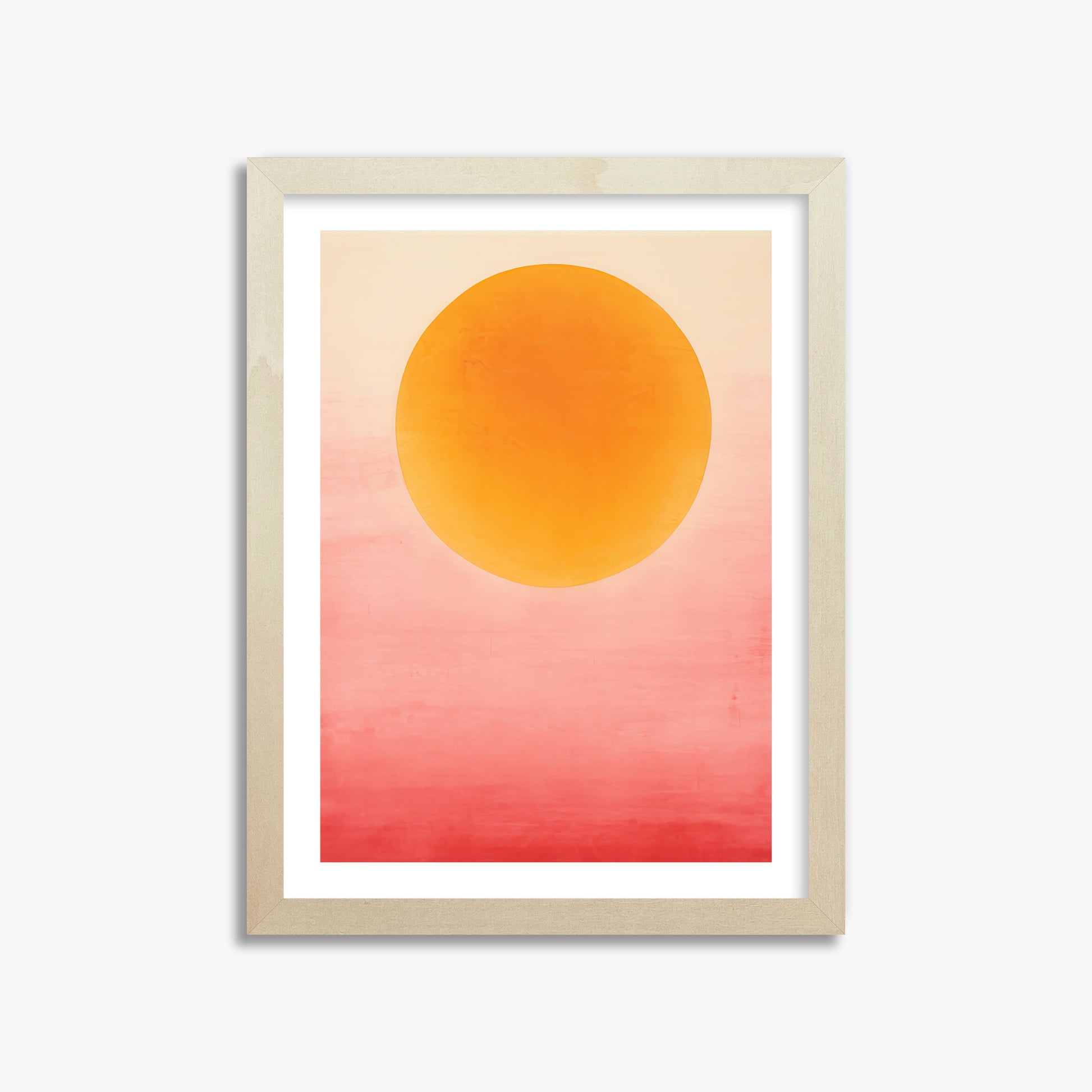 Solar Flare, 30x40cm Framed Art Reproduction With Lime Wood Frame