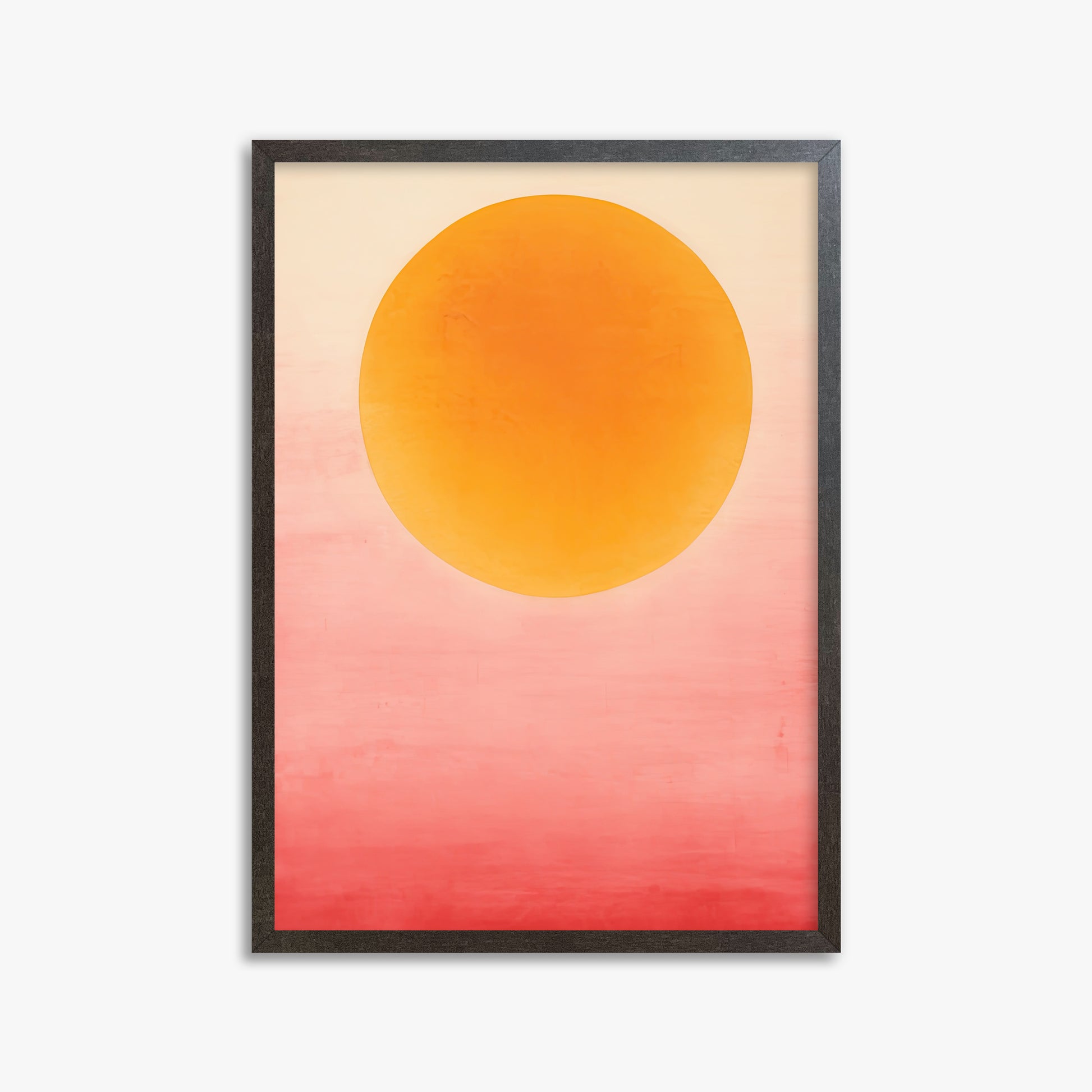 Solar Flare, 50x70cm Framed Art Reproduction With Espresso Frame