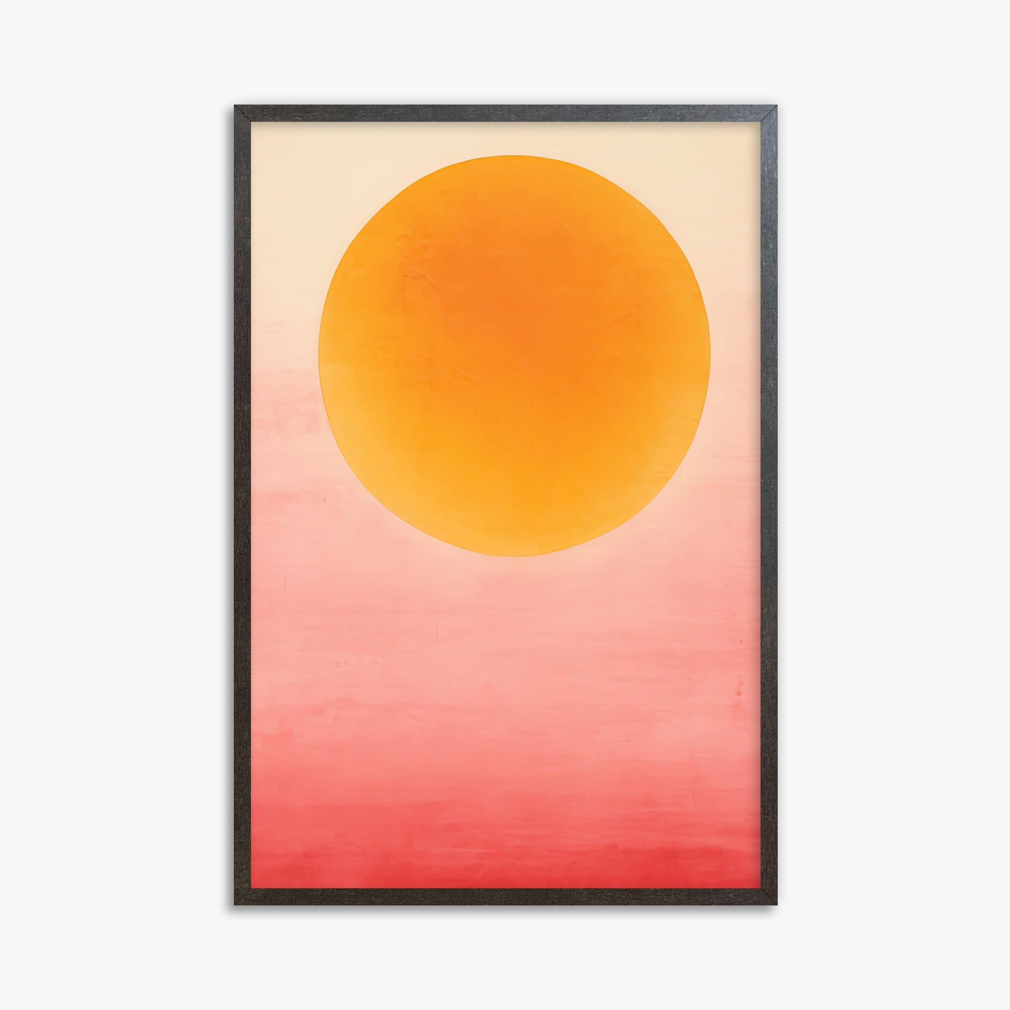 Solar Flare, 61x91cm Framed Art Reproduction With Espresso Frame