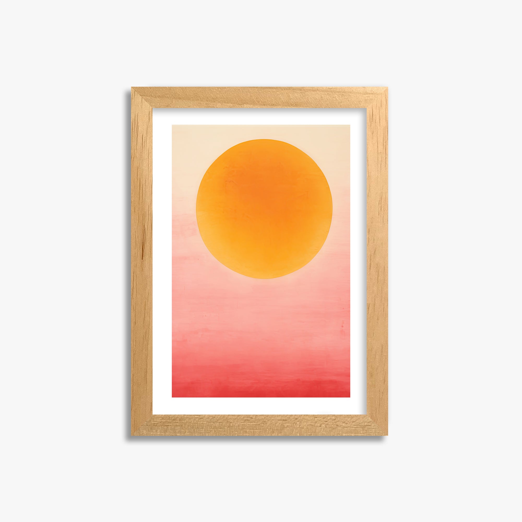 Solar Flare, 21x30cm Oak Framed Art Reproduction