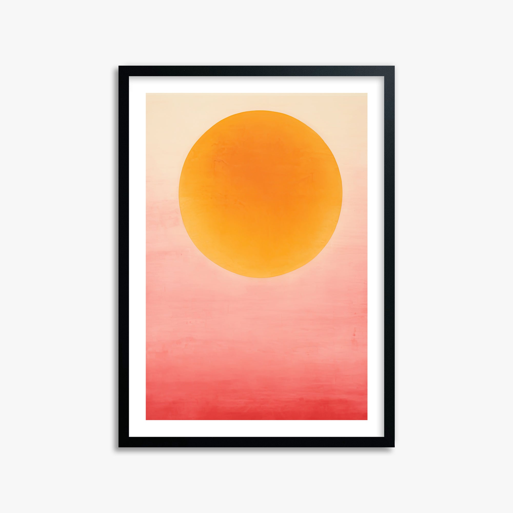 Solar Flare, 50x70cm Black Framed Art Reproduction