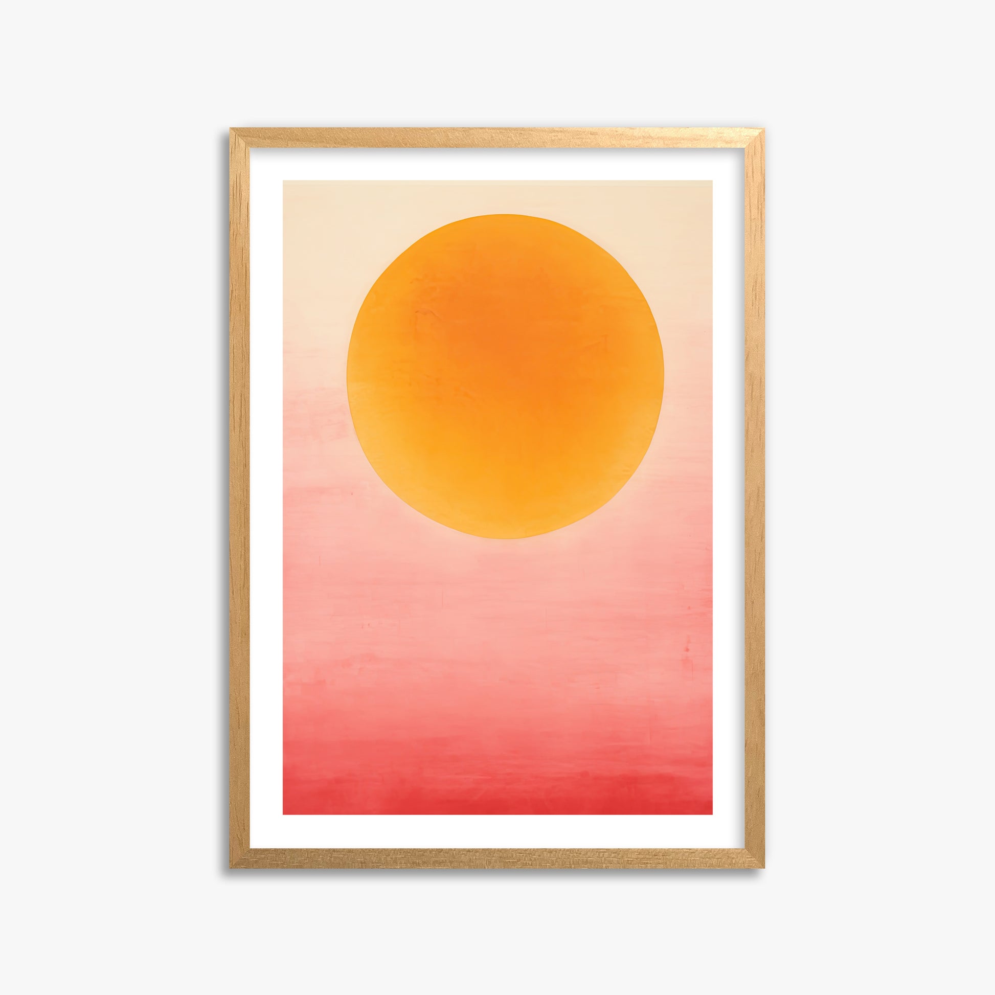 Solar Flare, 50x70cm Oak Framed Art Reproduction