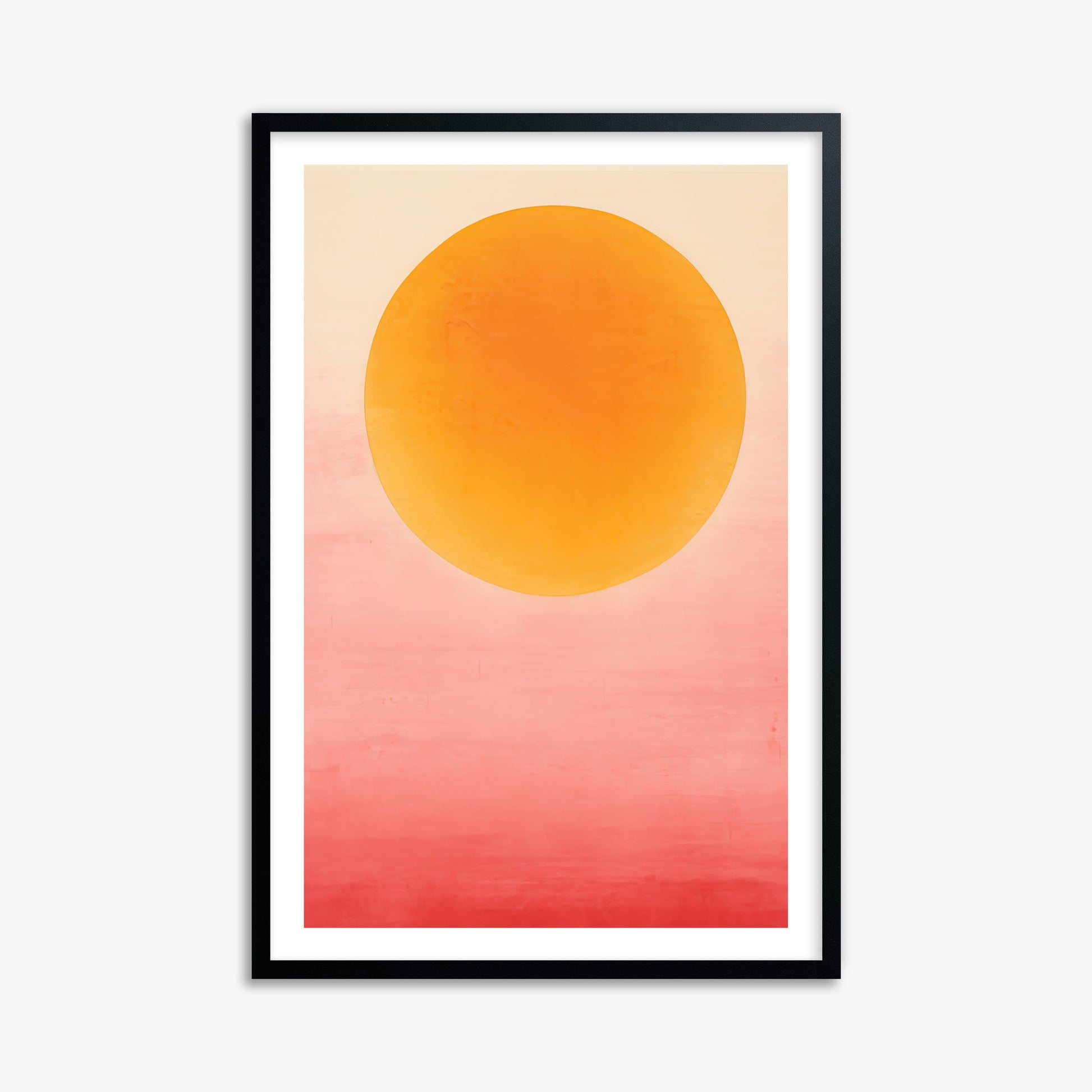 Solar Flare, 61x91cm Black Framed Art Reproduction