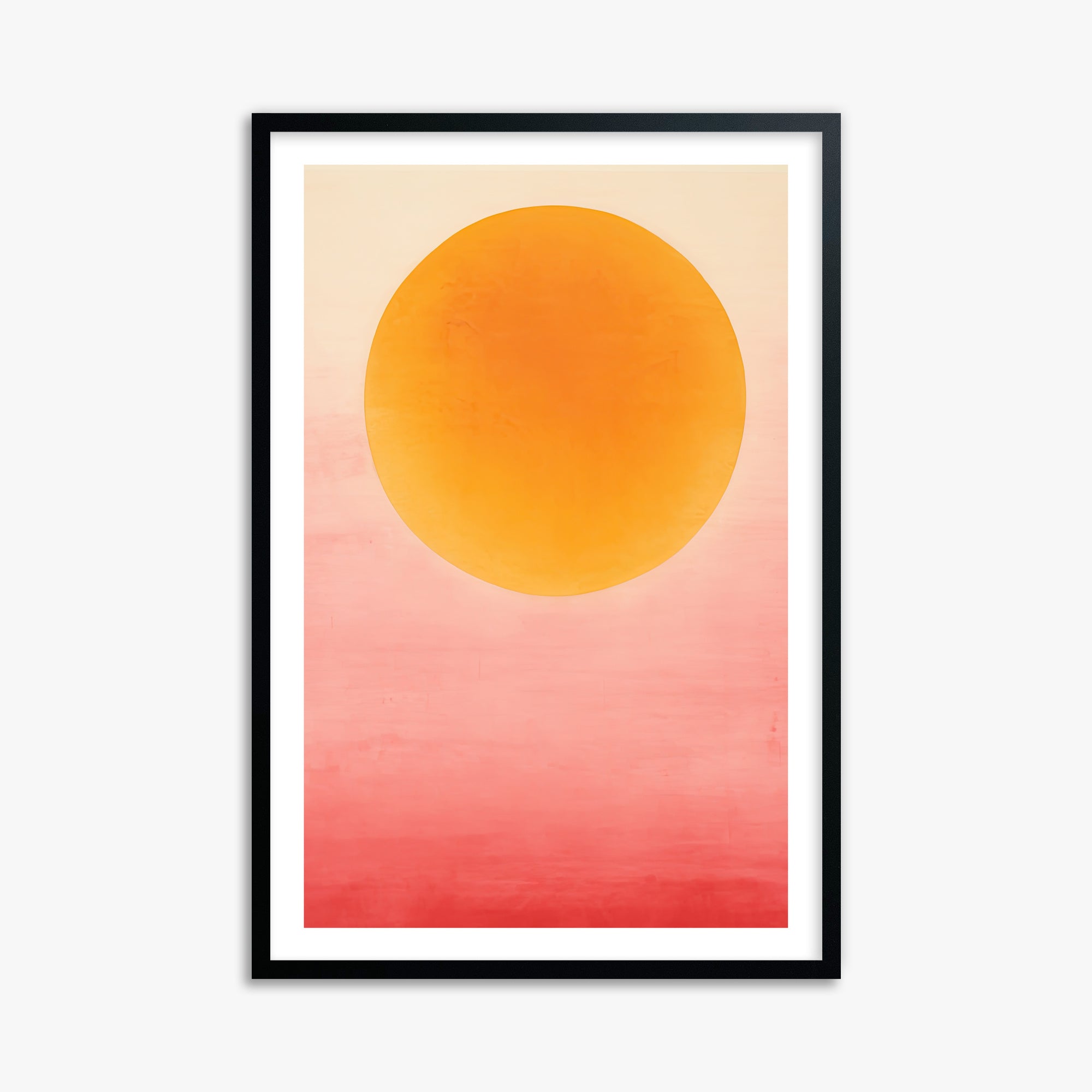 Solar Flare, 61x91cm Black Framed Art Reproduction