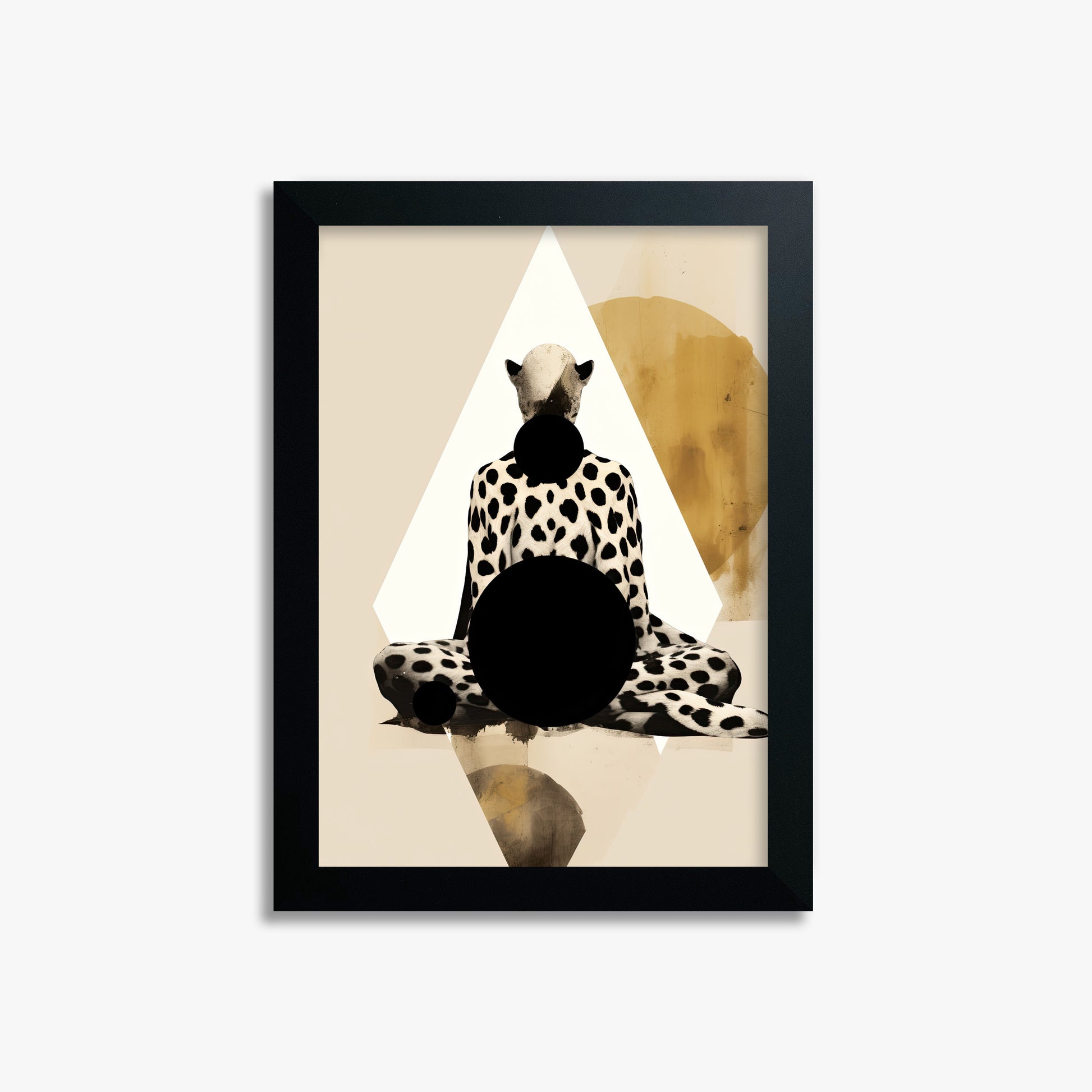 Spotted Zenith, 21x30cm Framed Poster With Black Frame