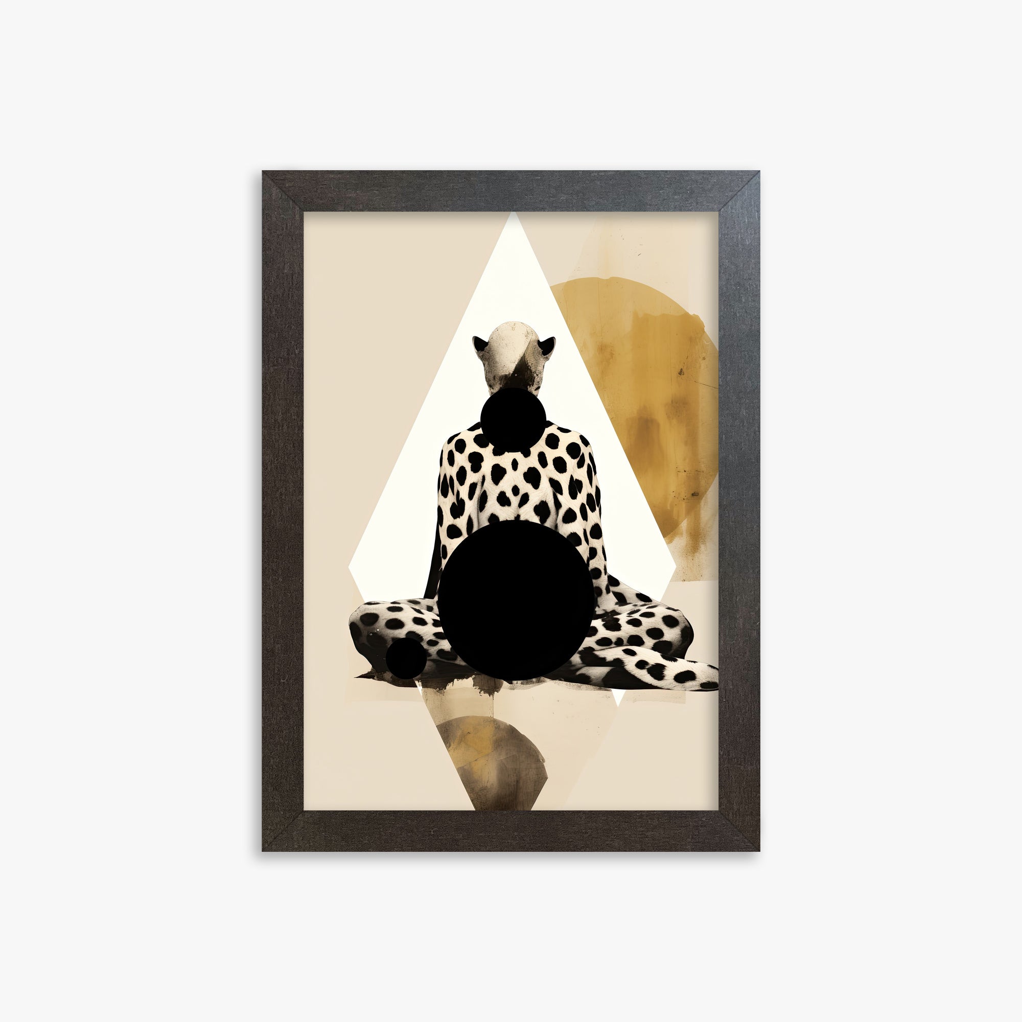Spotted Zenith, 21x30cm Framed Art Reproduction With Espresso Frame