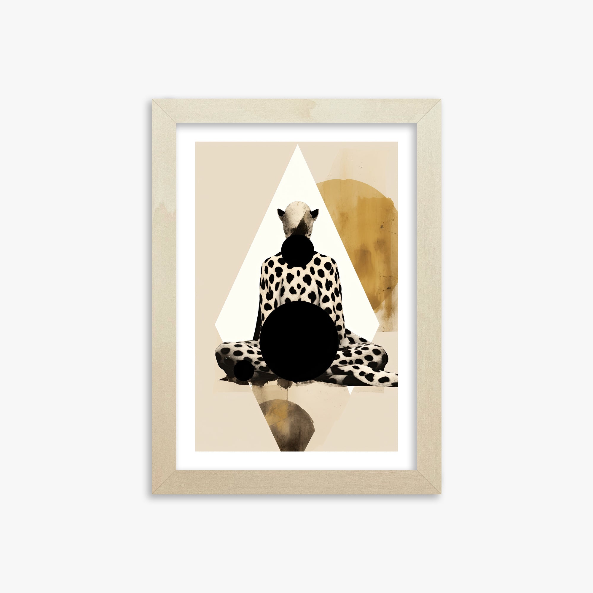 Spotted Zenith, 21x30cm Framed Art Reproduction With Lime Wood Frame