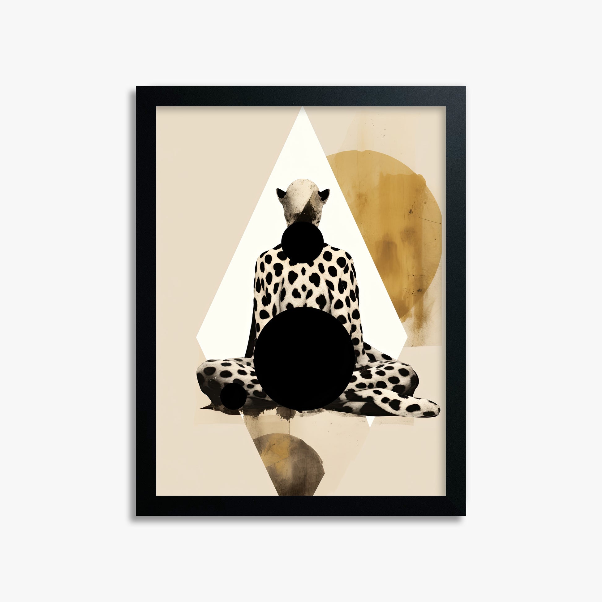 Spotted Zenith, 30x40cm Framed Poster With Black Frame