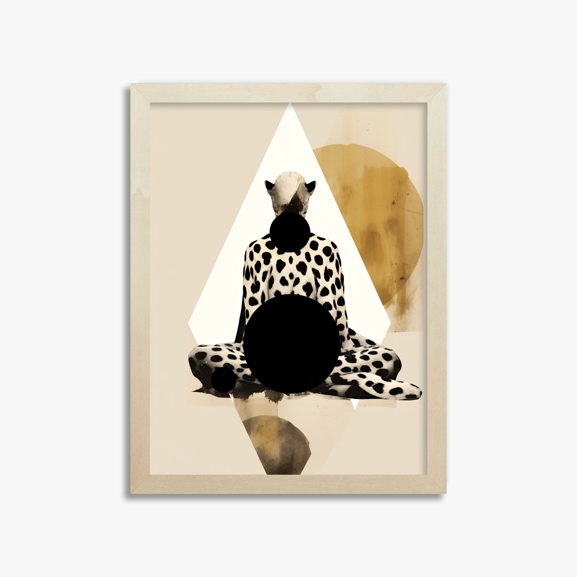 Spotted Zenith, 30x40cm Framed Art Reproduction With Lime Wood Frame