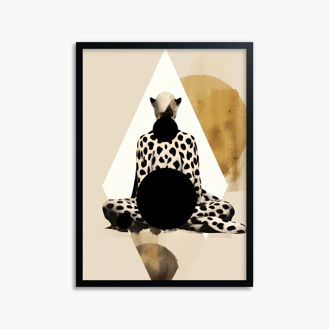 Spotted Zenith, 50x70cm Framed Poster With Black Frame