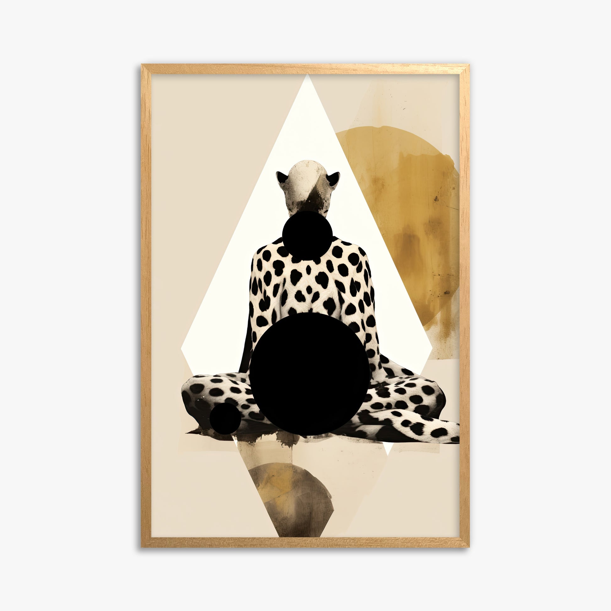 Spotted Zenith, 61x91cm Framed Poster With Oak Frame