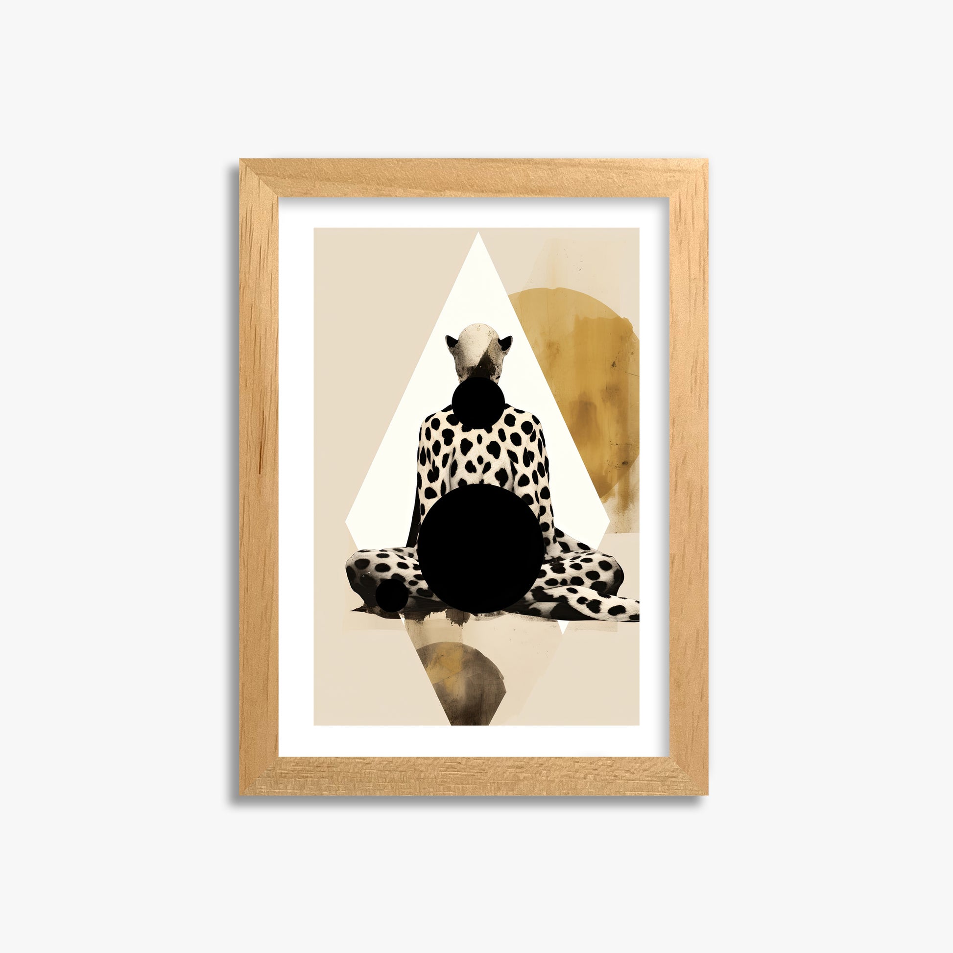 Spotted Zenith, 21x30cm Oak Framed Art Reproduction