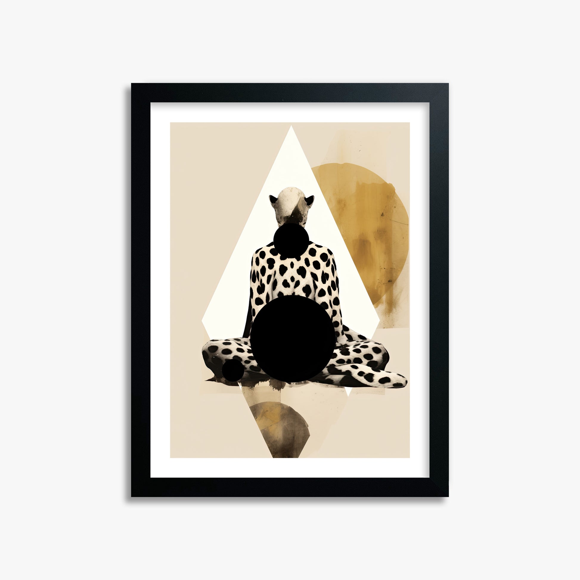 Spotted Zenith, 30x40cm Black Framed Art Reproduction