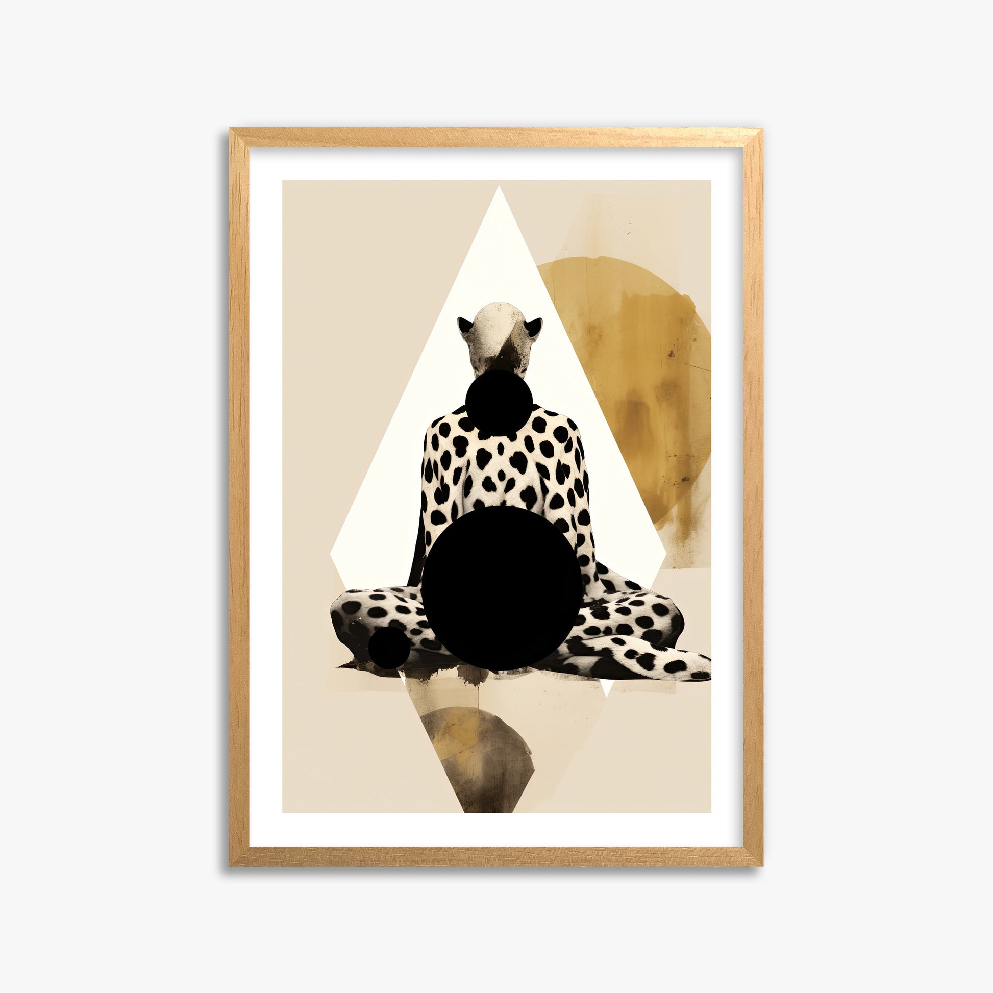 Spotted Zenith, 50x70cm Oak Framed Art Reproduction