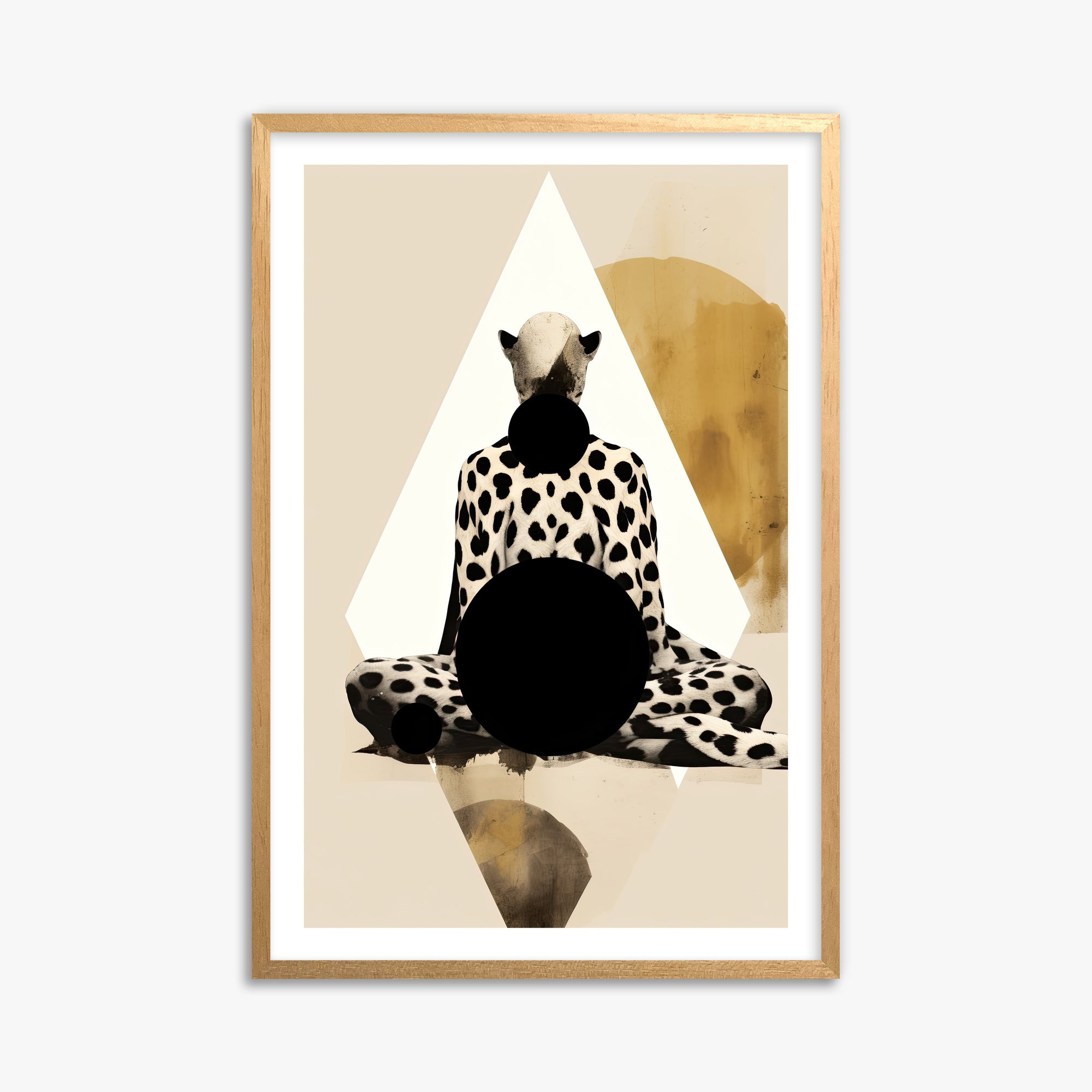 Spotted Zenith, 61x91cm Oak Framed Art Reproduction
