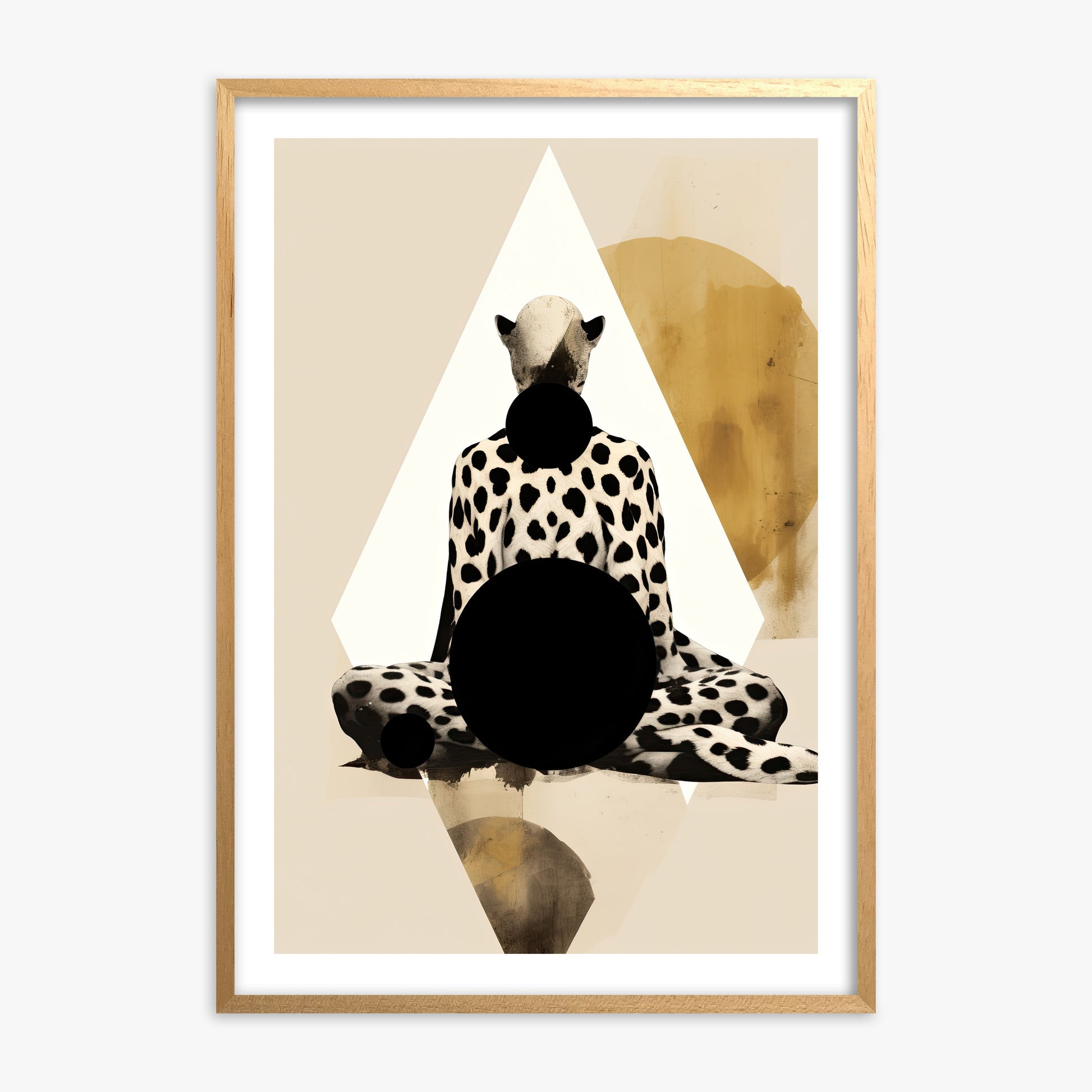 Spotted Zenith, 70x100cm Oak Framed Art Reproduction