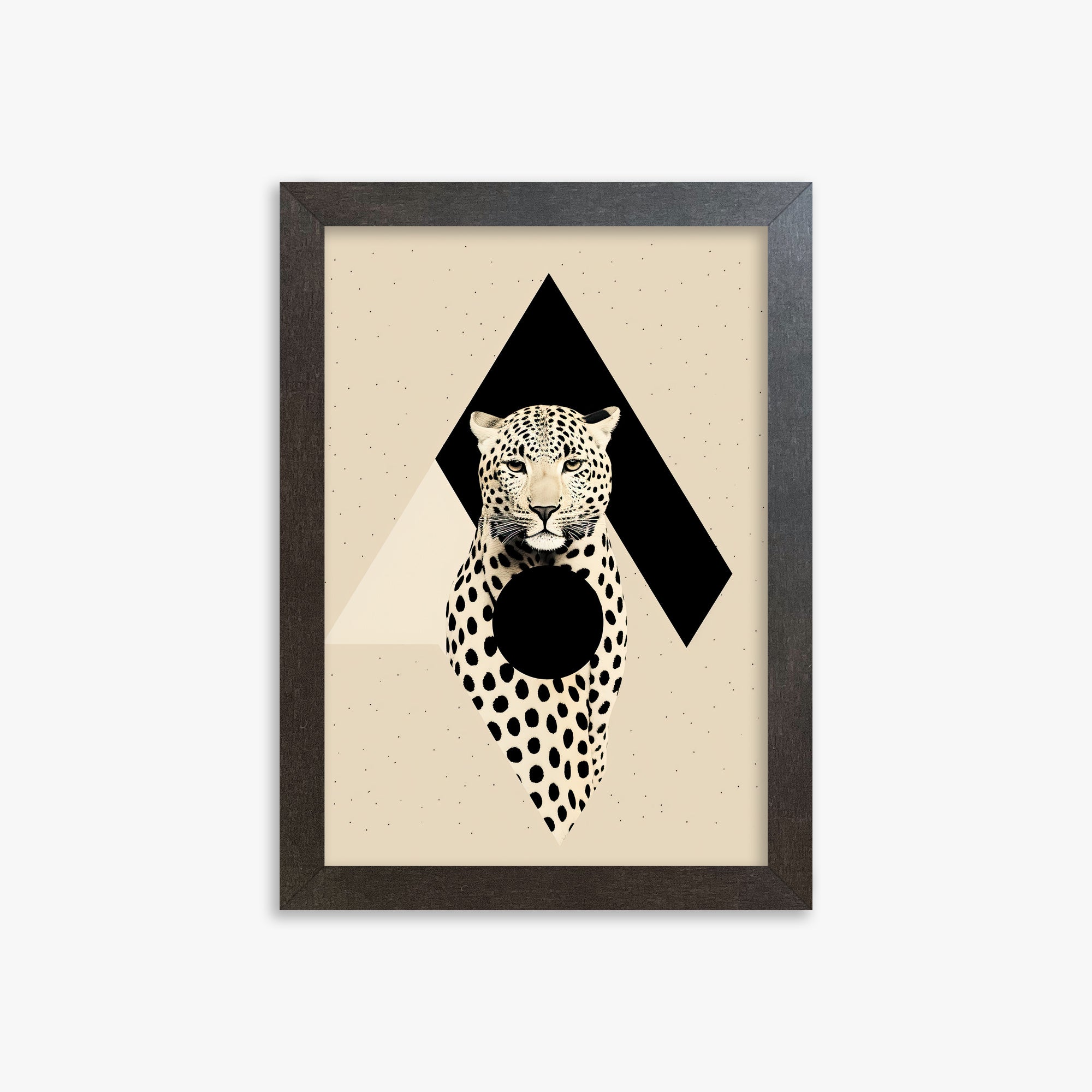 Predator's Prism, 21x30cm Framed Art Reproduction With Espresso Frame