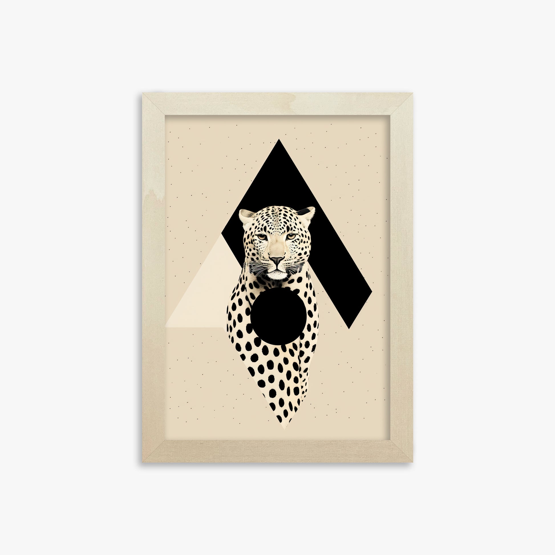 Predator's Prism, 21x30cm Framed Art Reproduction With Lime Wood Frame