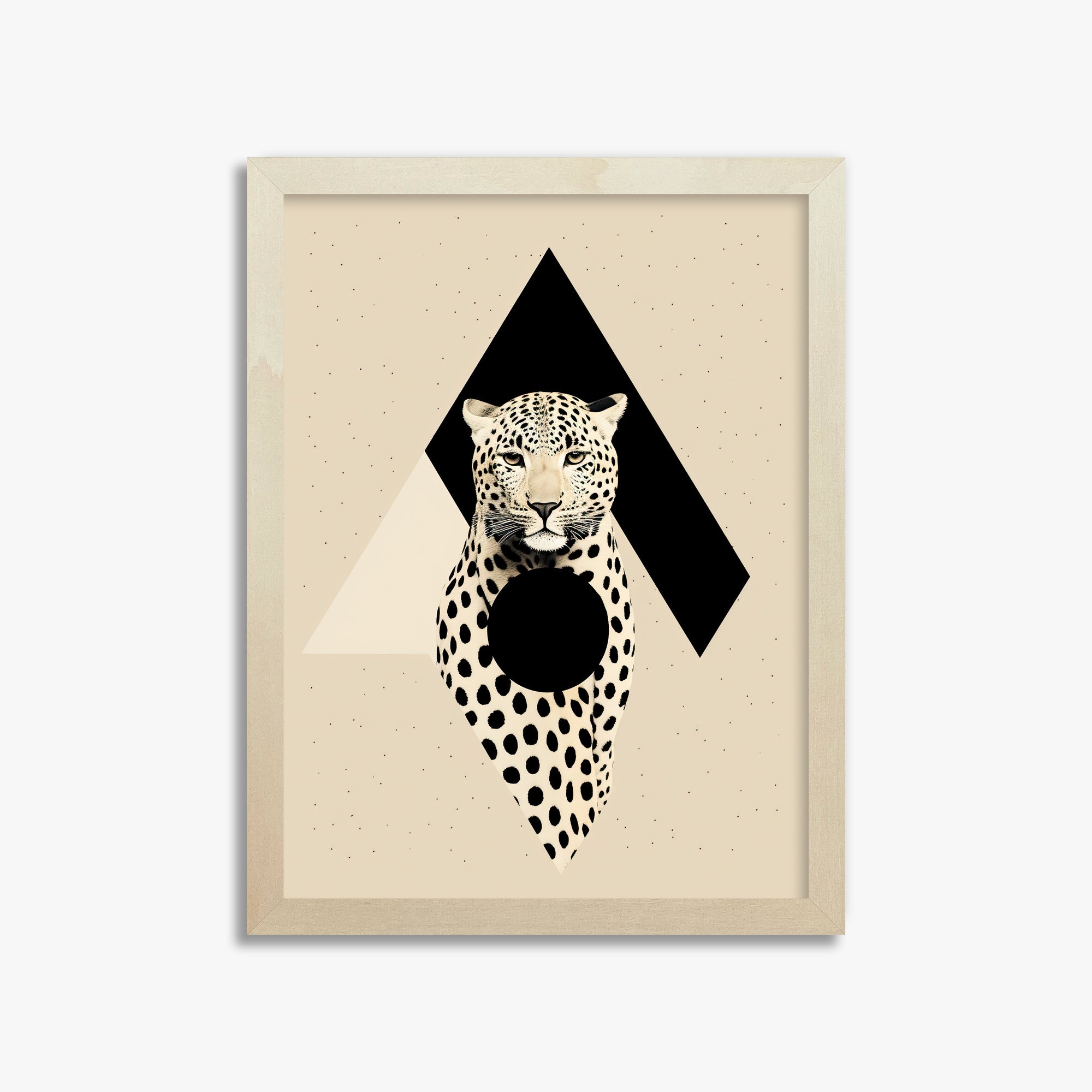 Predator's Prism, 30x40cm Framed Art Reproduction With Lime Wood Frame