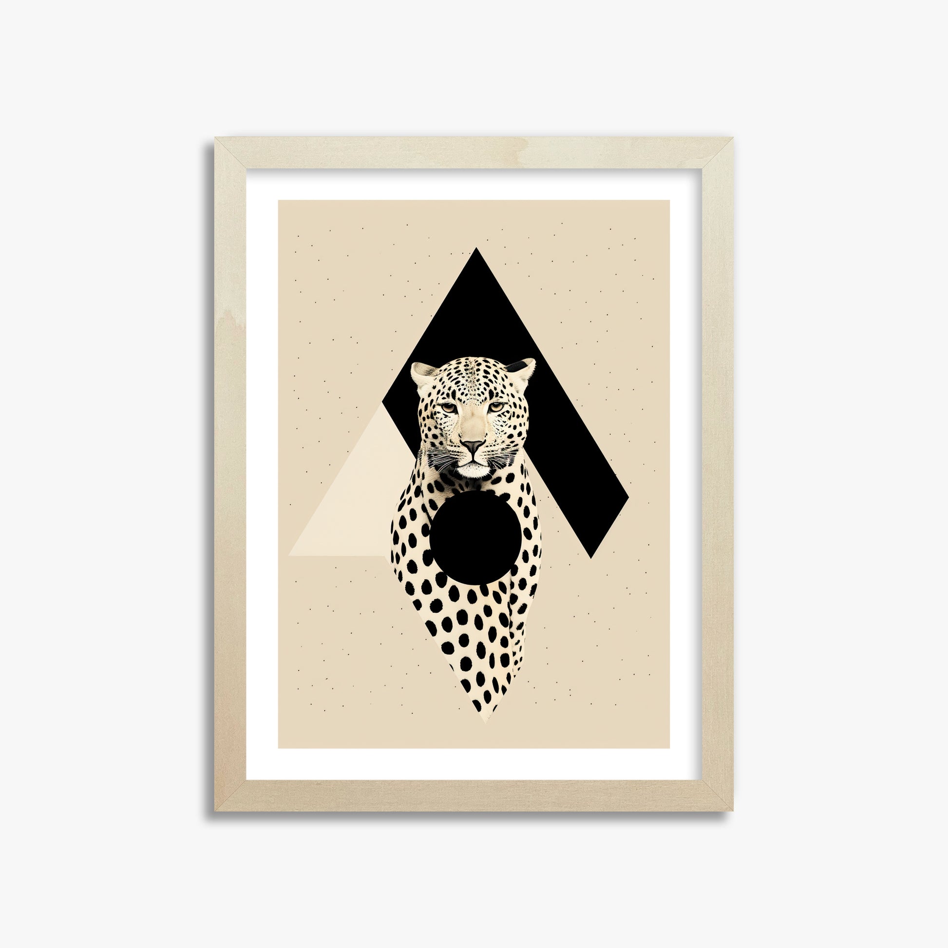 Predator's Prism, 30x40cm Framed Art Reproduction With Lime Wood Frame