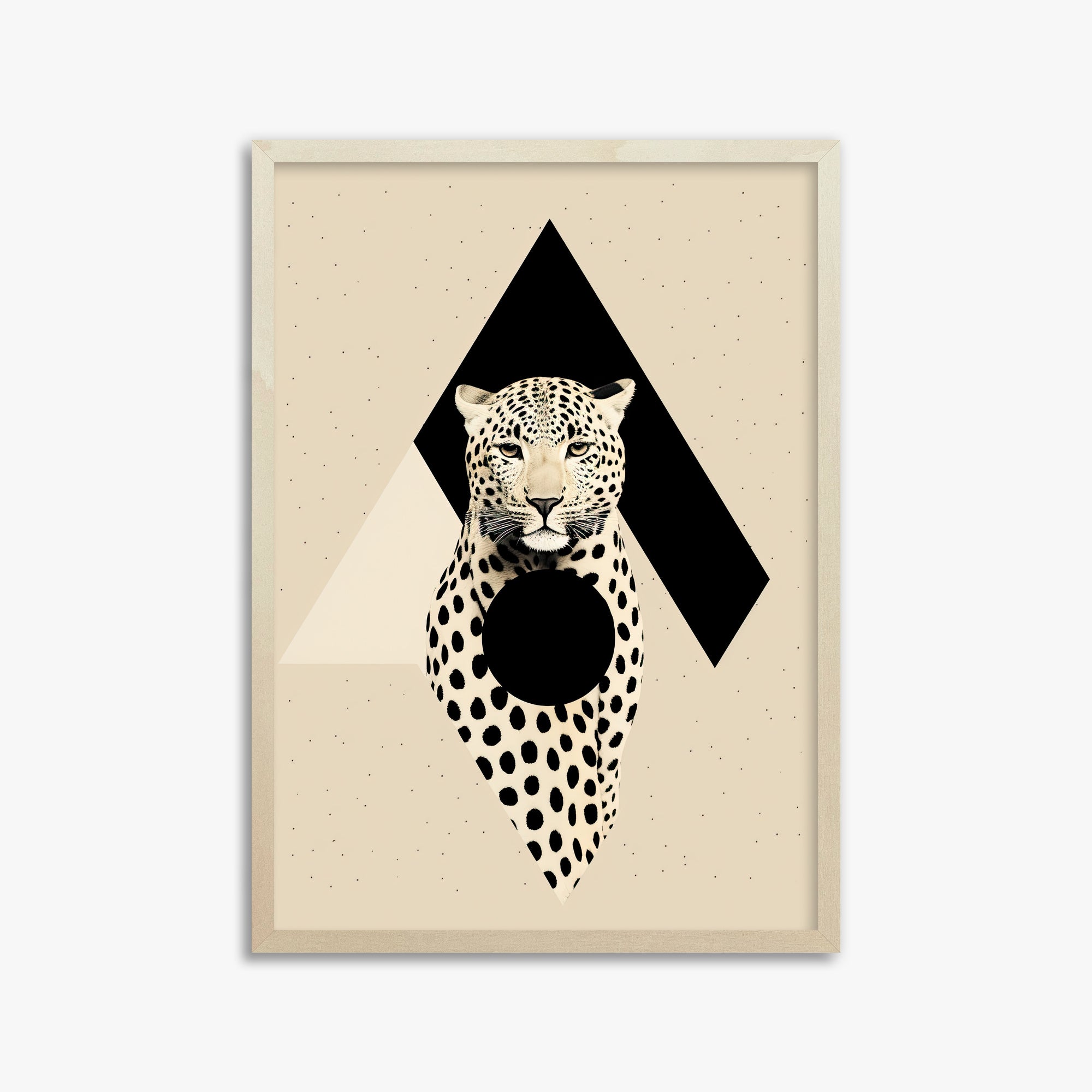 Predator's Prism, 50x70cm Framed Art Reproduction With Lime Wood Frame