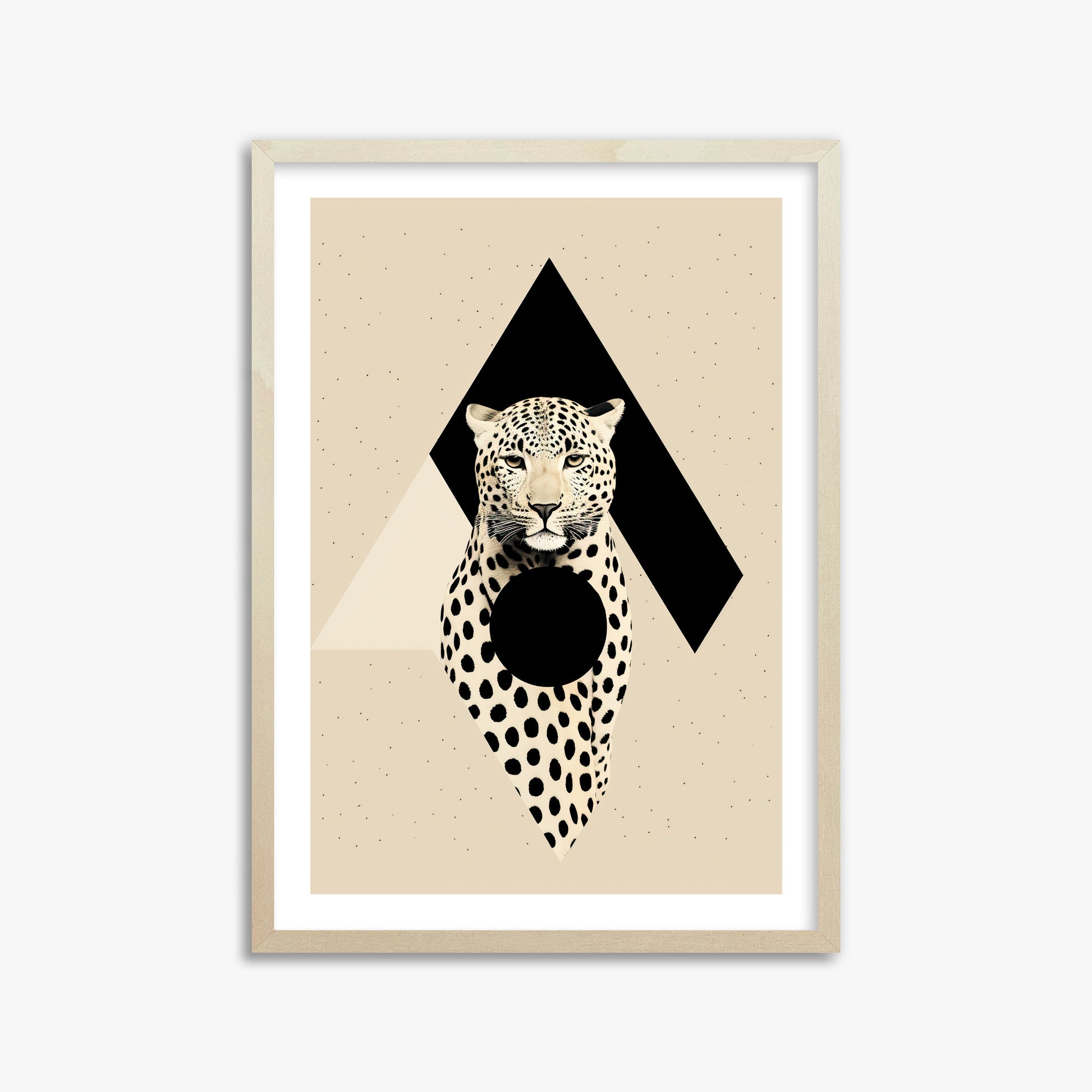 Predator's Prism, 50x70cm Framed Art Reproduction With Lime Wood Frame