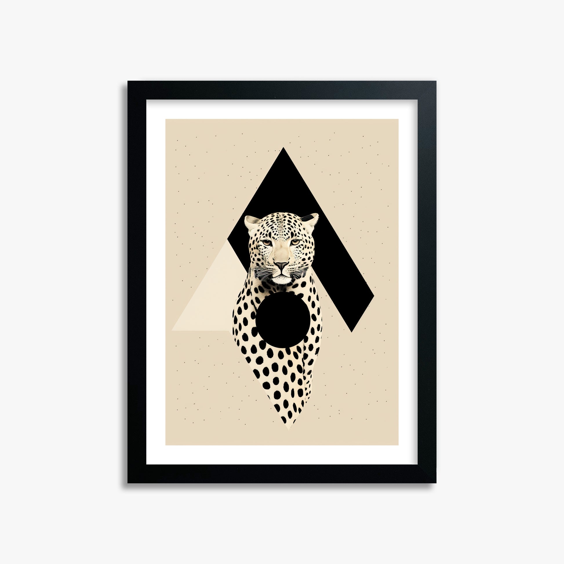 Predator's Prism, 30x40cm Black Framed Art Reproduction