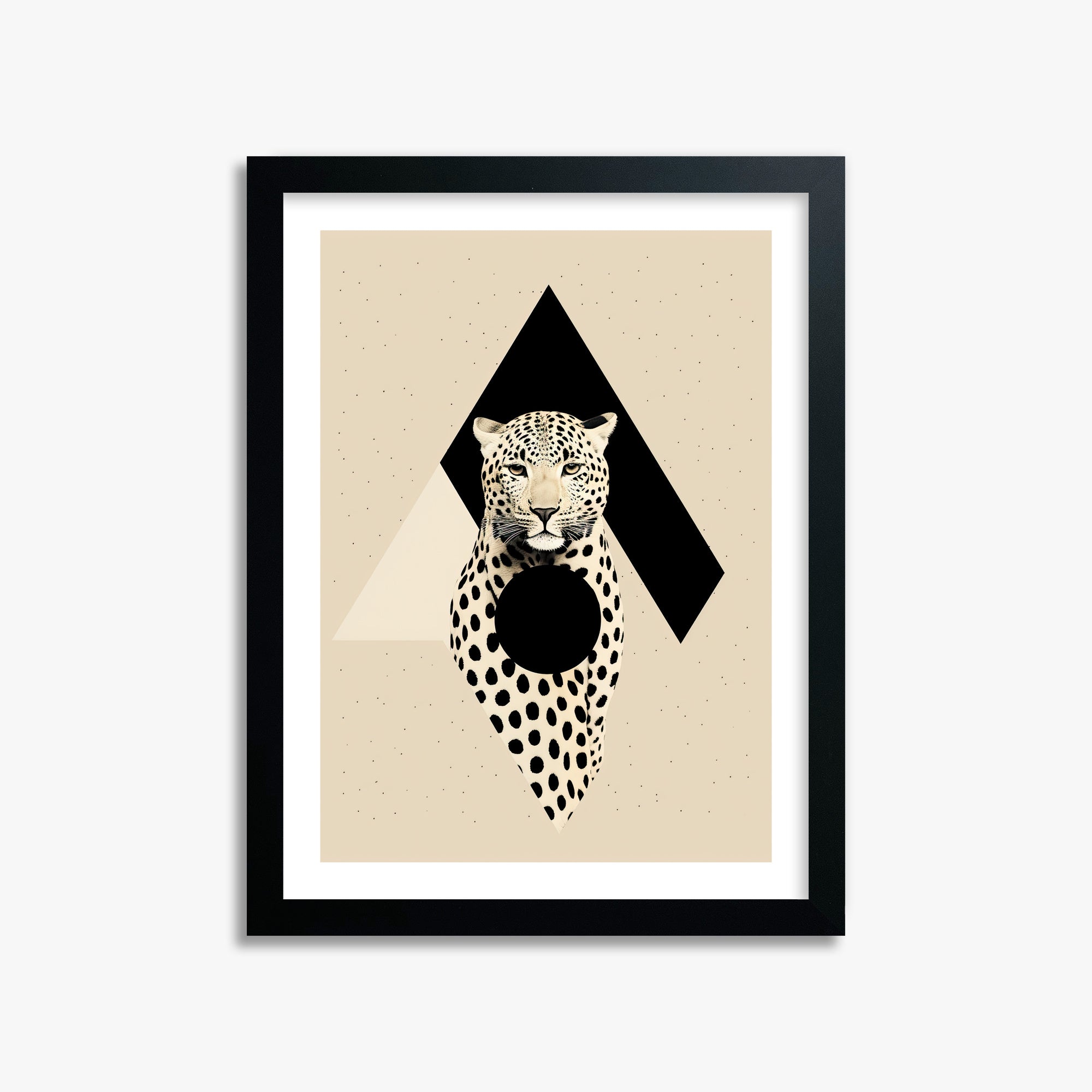 Predator's Prism, 30x40cm Black Framed Art Reproduction